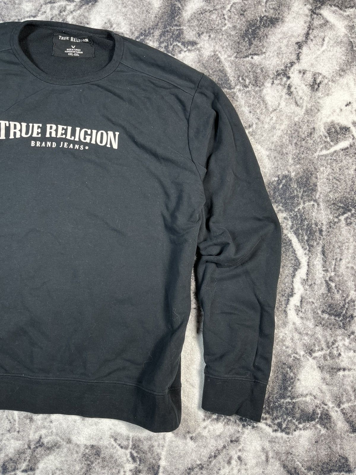 True Religion True Religion Brand Jeans Logo Crewneck Sweatshirt XXL Size US XXL / EU 58 / 5 - 3 Thumbnail