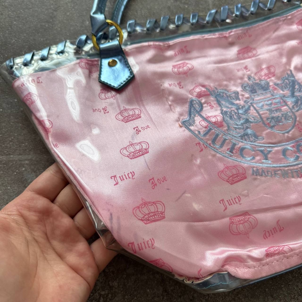 Juicy Couture Juicy Couture Y2K Vintage Pink Bag Size ONE SIZE - 4 Thumbnail
