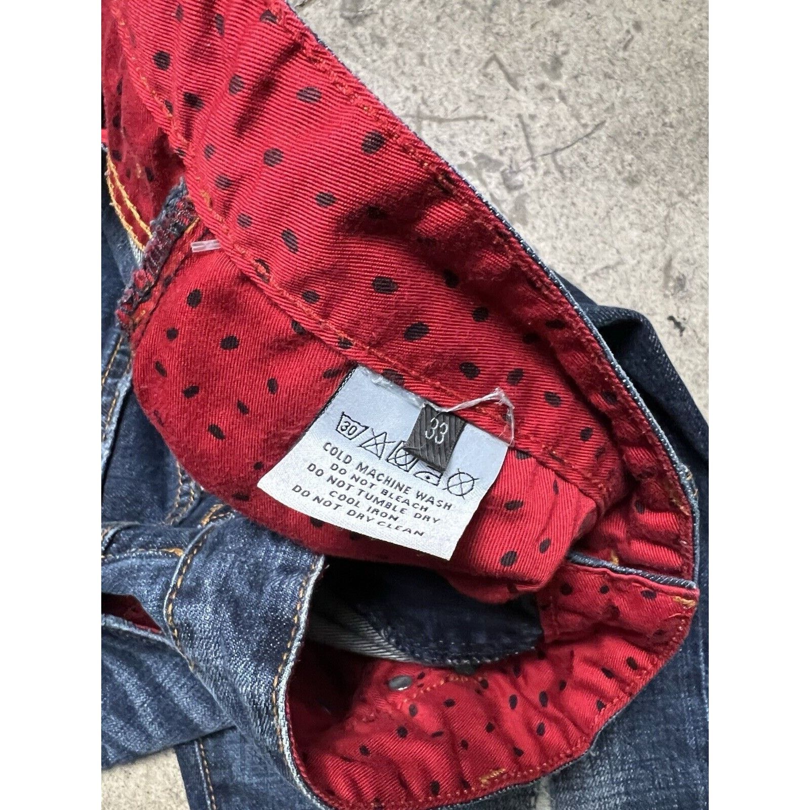 Japanese Brand Superably Men’s Logo Japanese Denim Size 34x34 Distressed Size US 34 / EU 50 - 5 Thumbnail