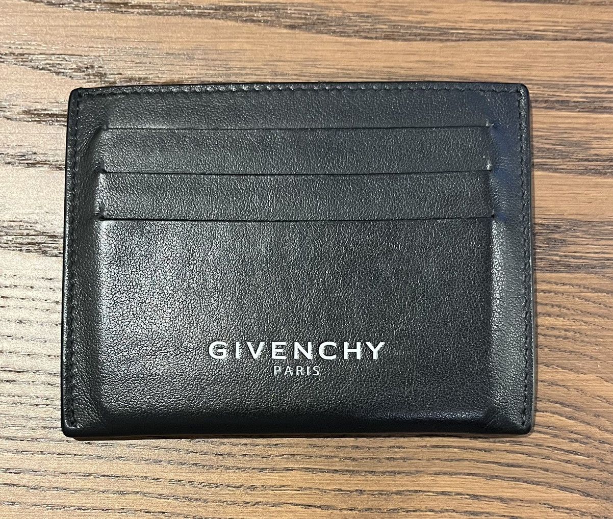 Givenchy Logo-Print Leather Cardholder Size ONE SIZE - 1 Thumbnail