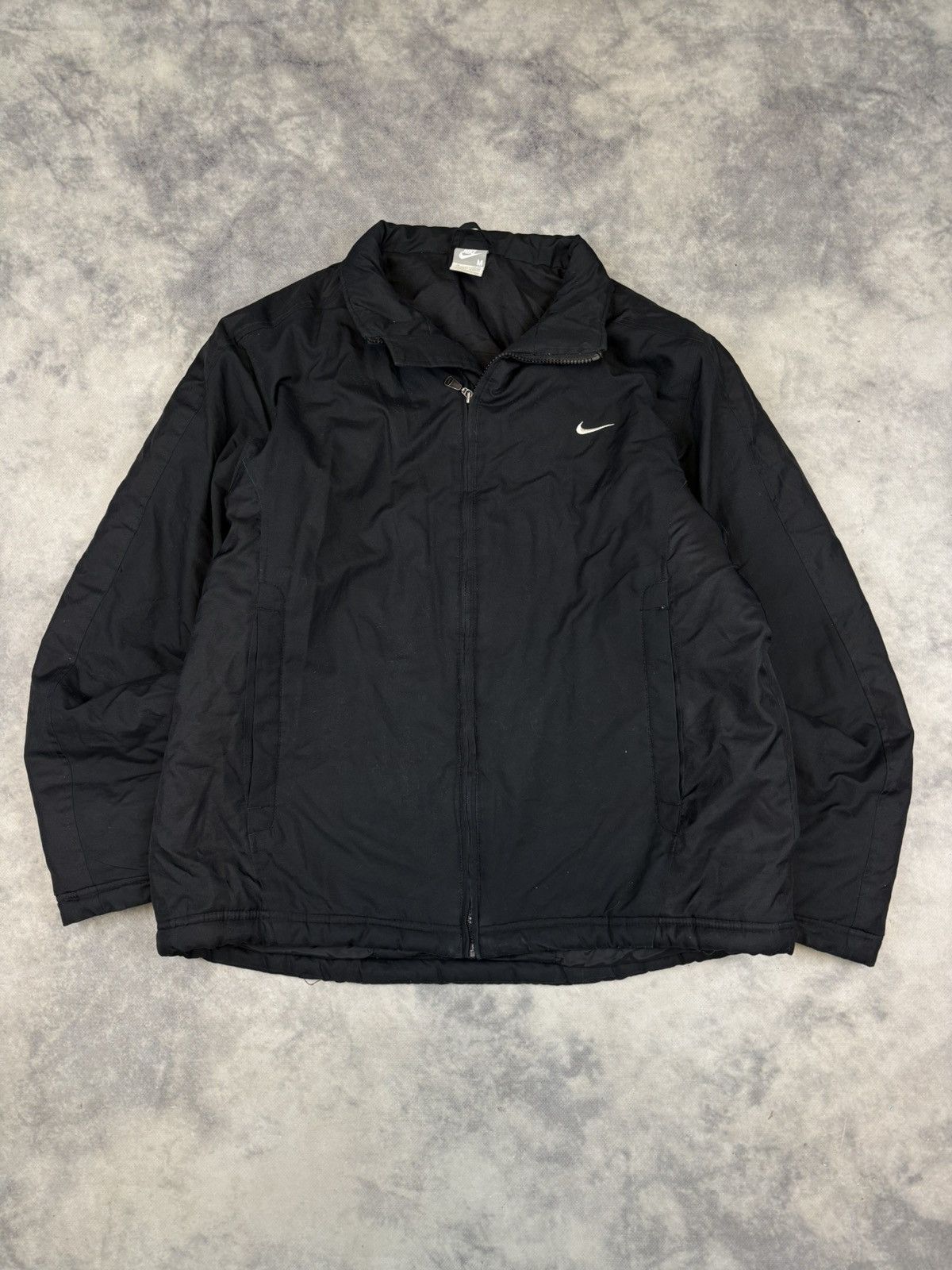 Nike × Vintage Vintage Nike Big Logo Swoosh Jacket 90s y2k rap Streetwear Size US M / EU 48-50 / 2 - 2 Thumbnail