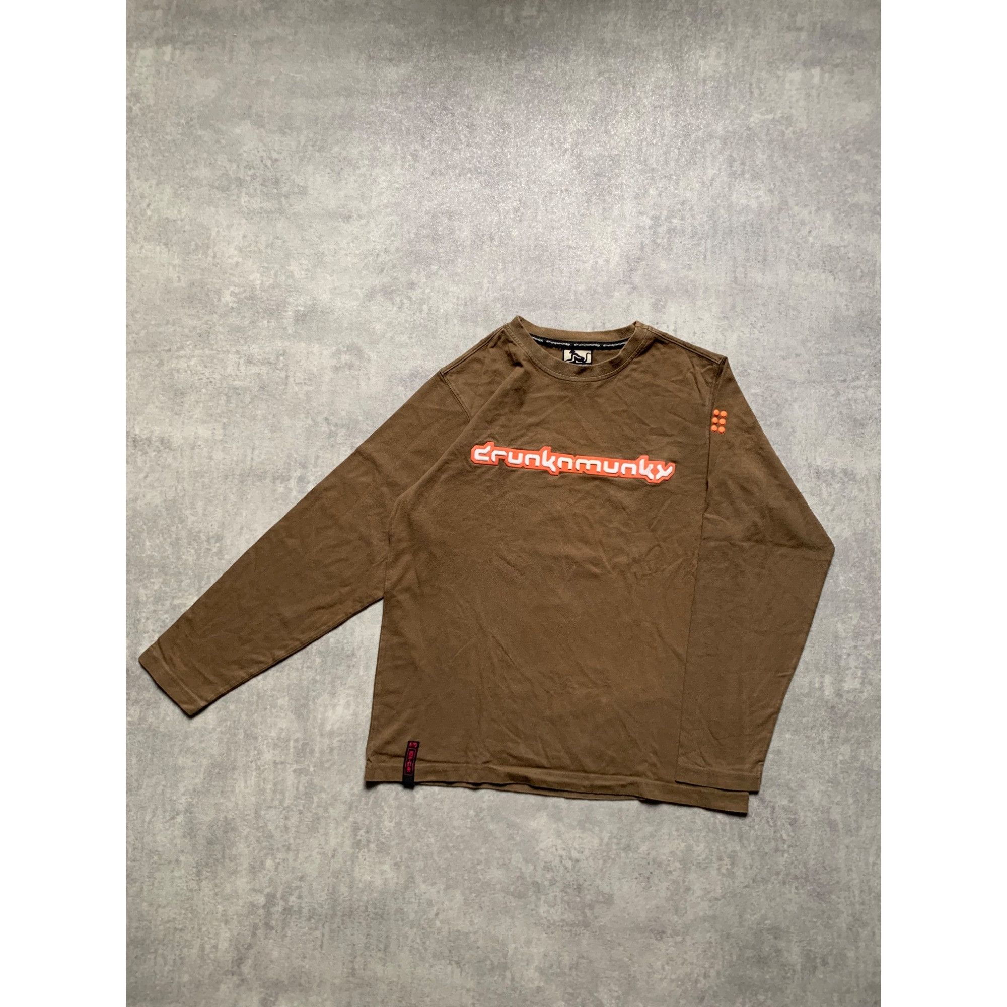 DrunknMunky × Vintage lot 2x - Vintage DrunkMunky Long Sleeve T-shirts 90s, y2k Size US M / EU 48-50 / 2 - 2 Thumbnail