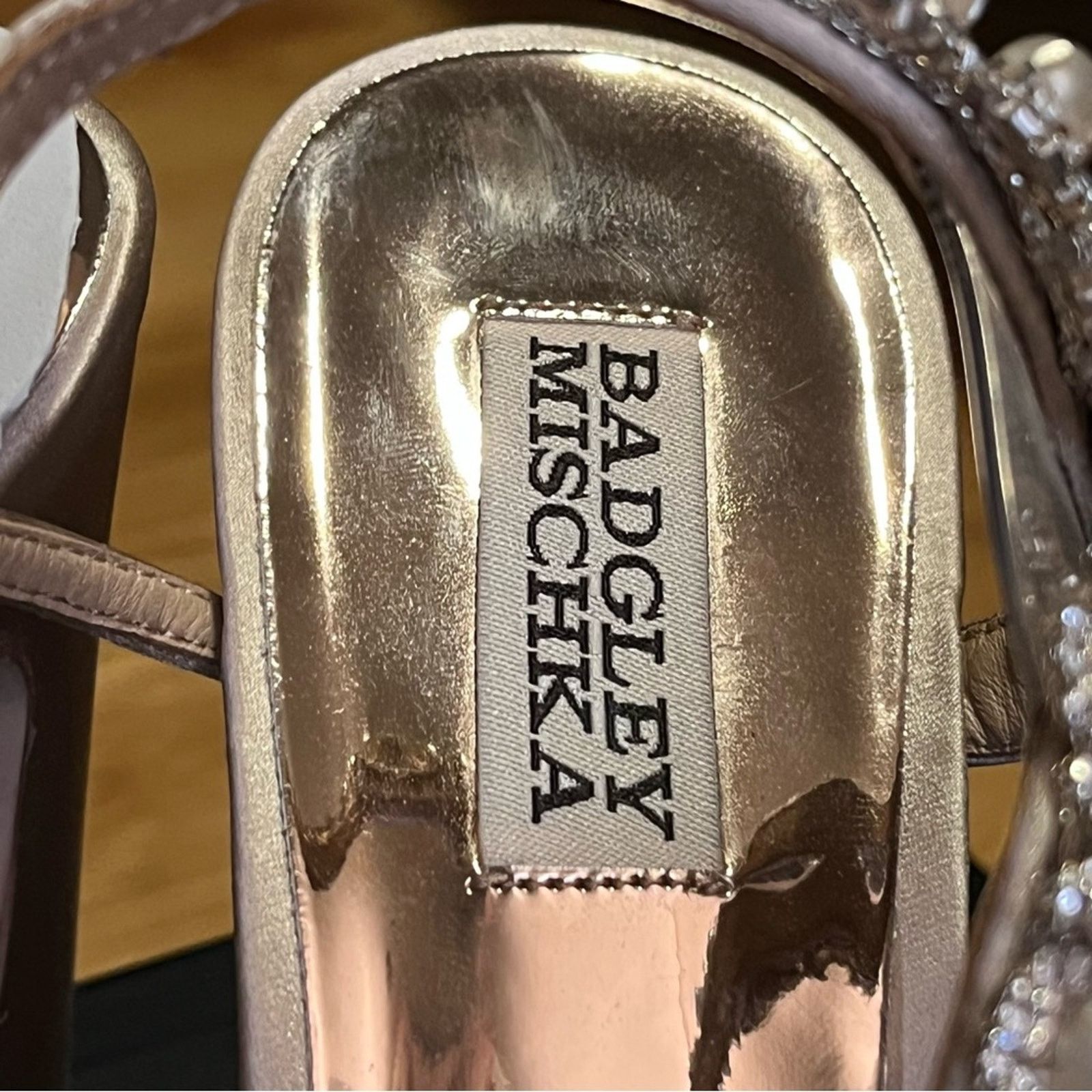 Badgley Mischka Badgley Mischka Korina Satin Heeled Sandals - Size 9 Size US 9 / IT 39 - 5 Thumbnail