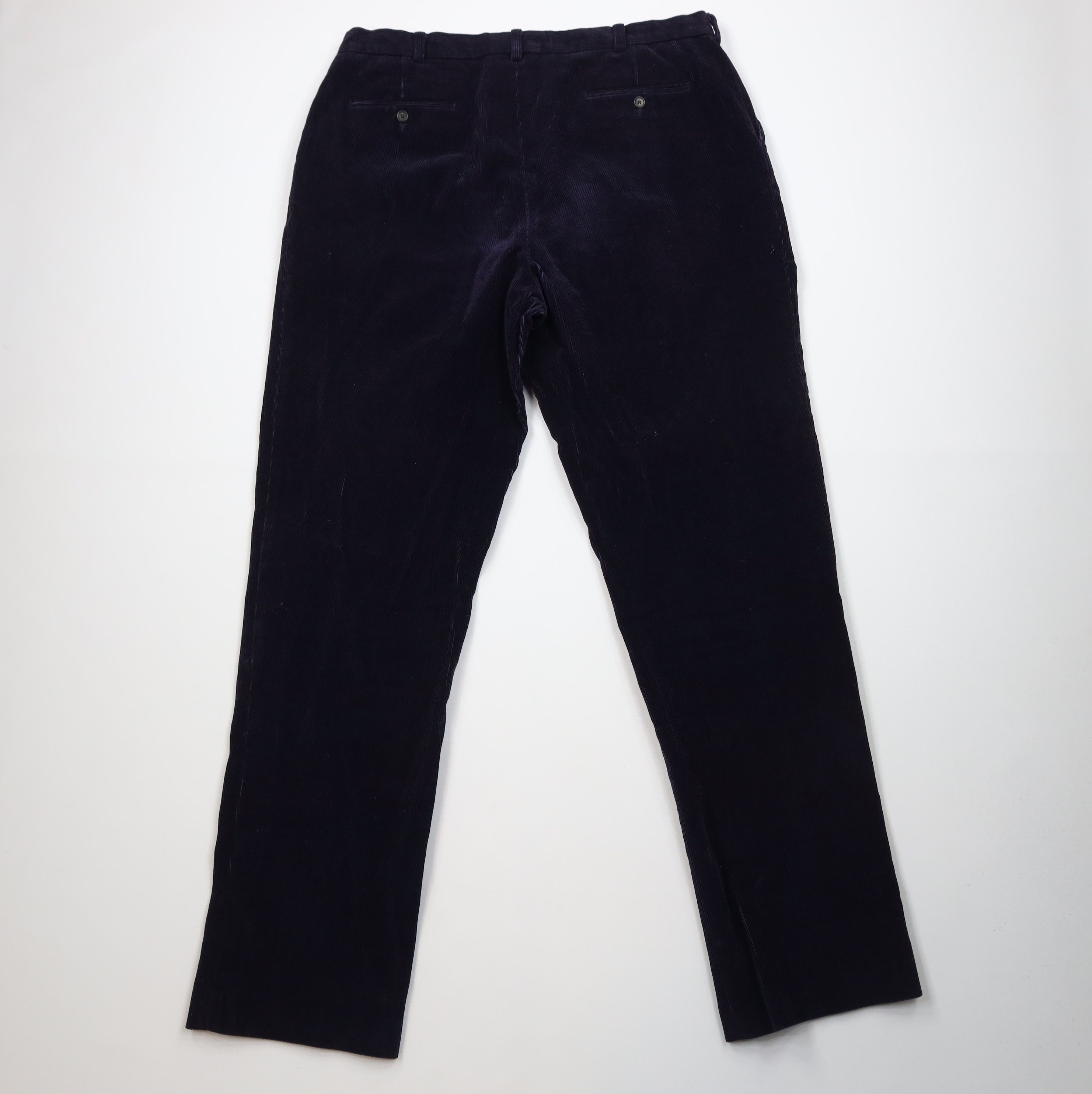Lands' End Vintage 90s Lands End Heavy Wide Leg Corduroy Chino Pants Size US 38 / EU 54 - 7 Thumbnail