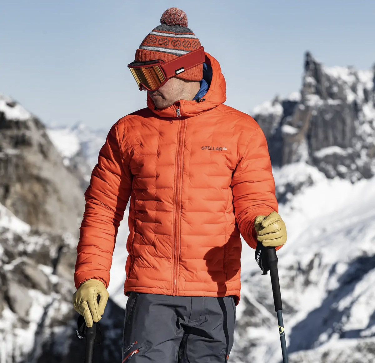 Other 349$ Stellar Equipment Stretch Down Hood 2.0 Jacket Orange Size US S / EU 44-46 / 1 - 2 Thumbnail