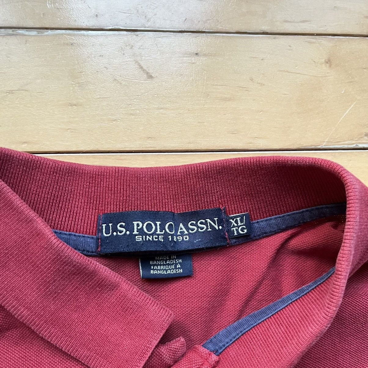Polo Ralph Lauren × Vintage Red Vintage Polo Ralph Lauren polo # 3 Size US XL / EU 56 / 4 - 5 Thumbnail
