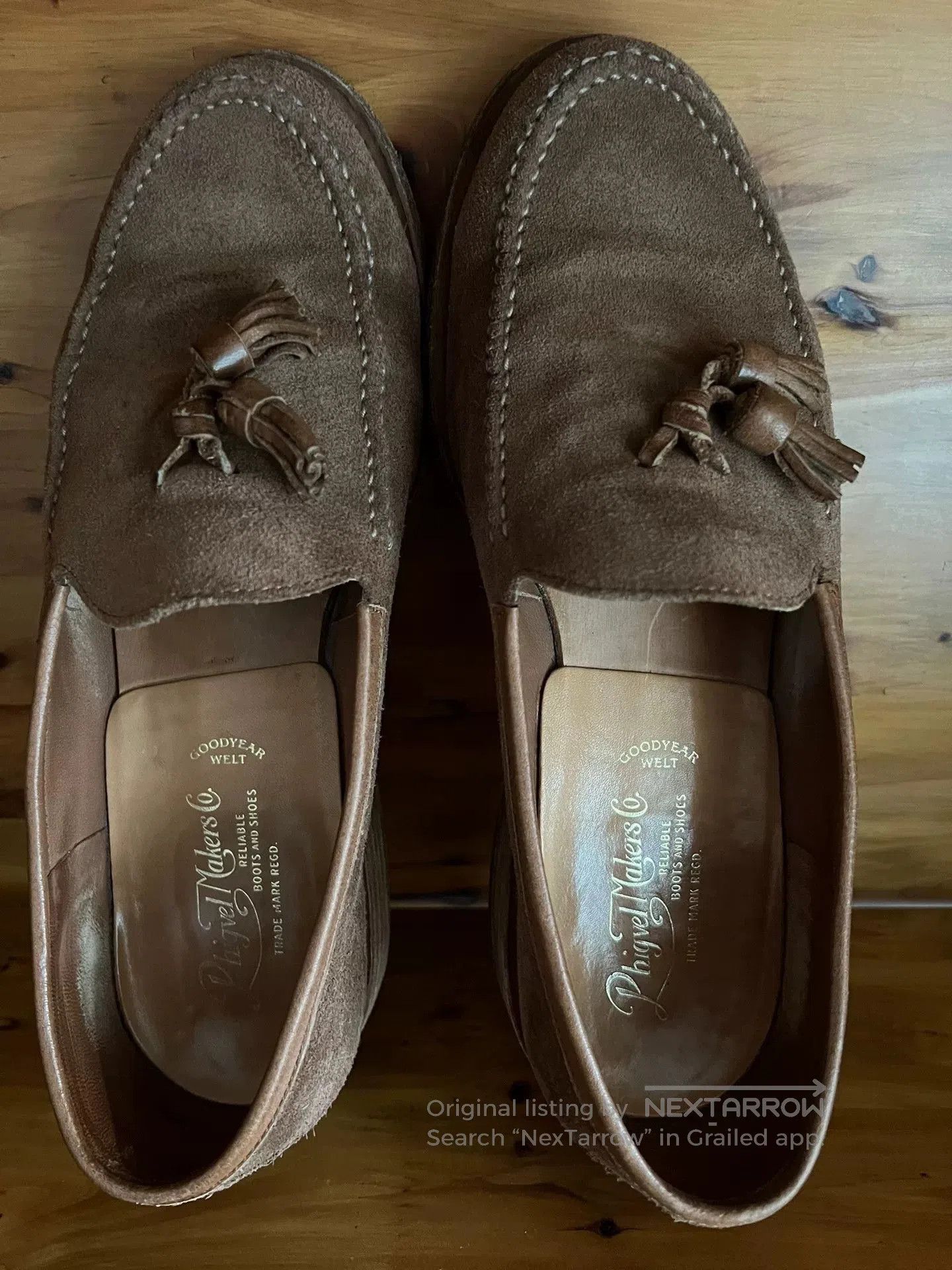 PHIGVEL MAKERS & Co. Phigvel PMC Suede Tassel Loafers. Size US 8.5 / EU 41-42 - 7 Thumbnail