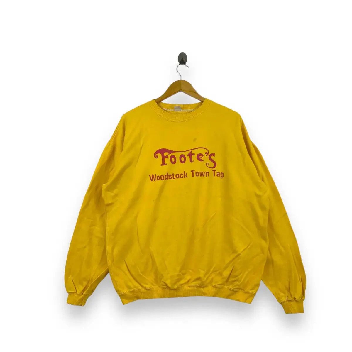 Vintage Vintage 90’ FOOTE’S WOODSTOCK Town Tap Sweatshirt Size L / US 10 / IT 46 - 1 Thumbnail
