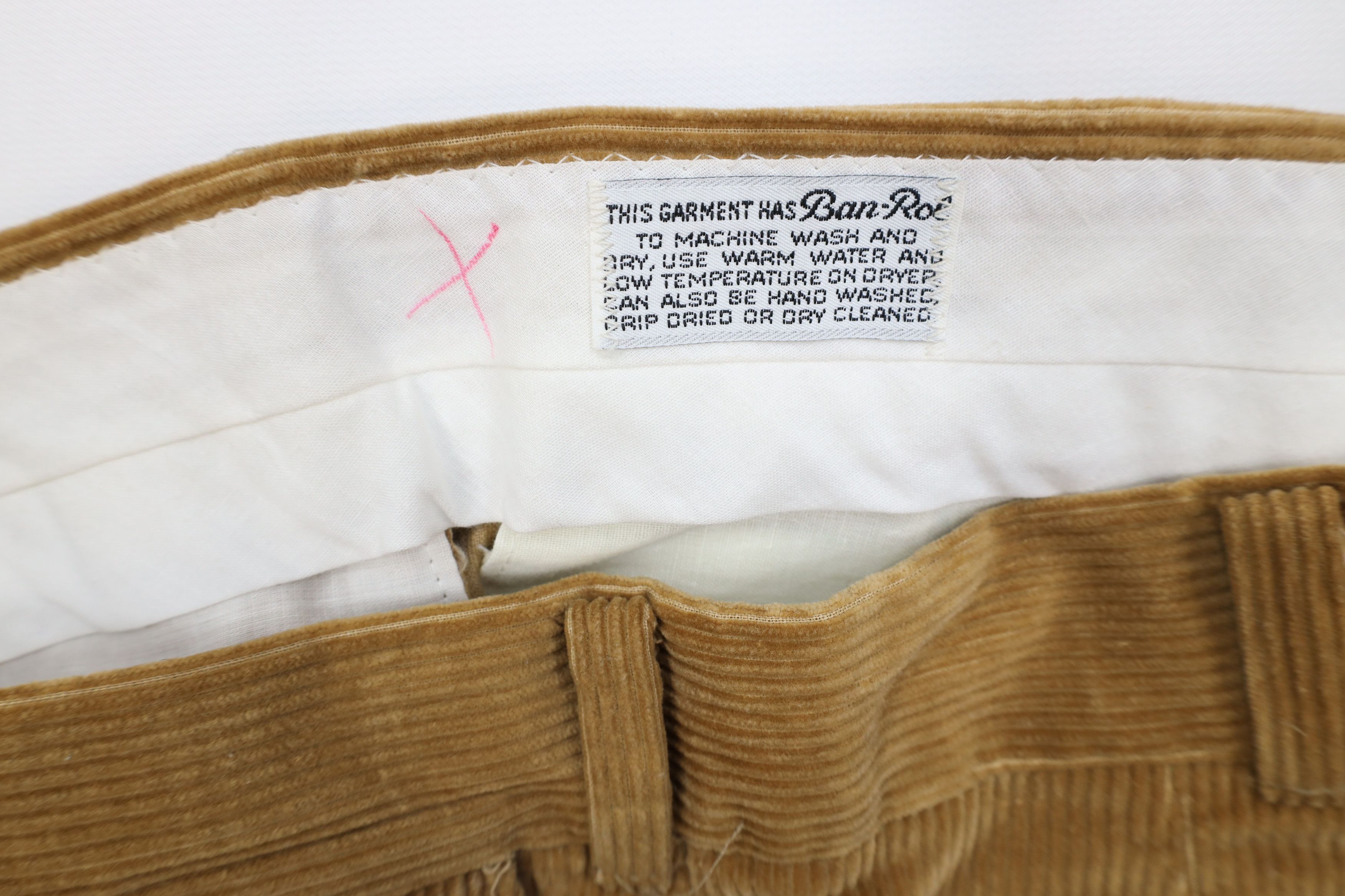 Vintage Vintage 70s Streetwear Wide Leg Corduroy Chino Pants USA Size US 36 / EU 52 - 9 Thumbnail