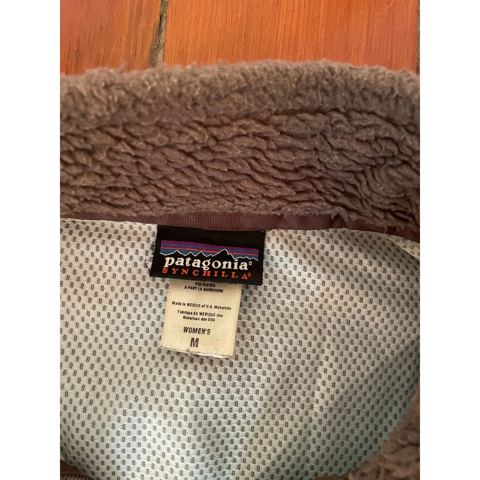 Patagonia Patagonia Women’s M Synchilla Fleece Brown Full Zip Vintage Size M / US 6-8 / IT 42-44 - 6 Thumbnail