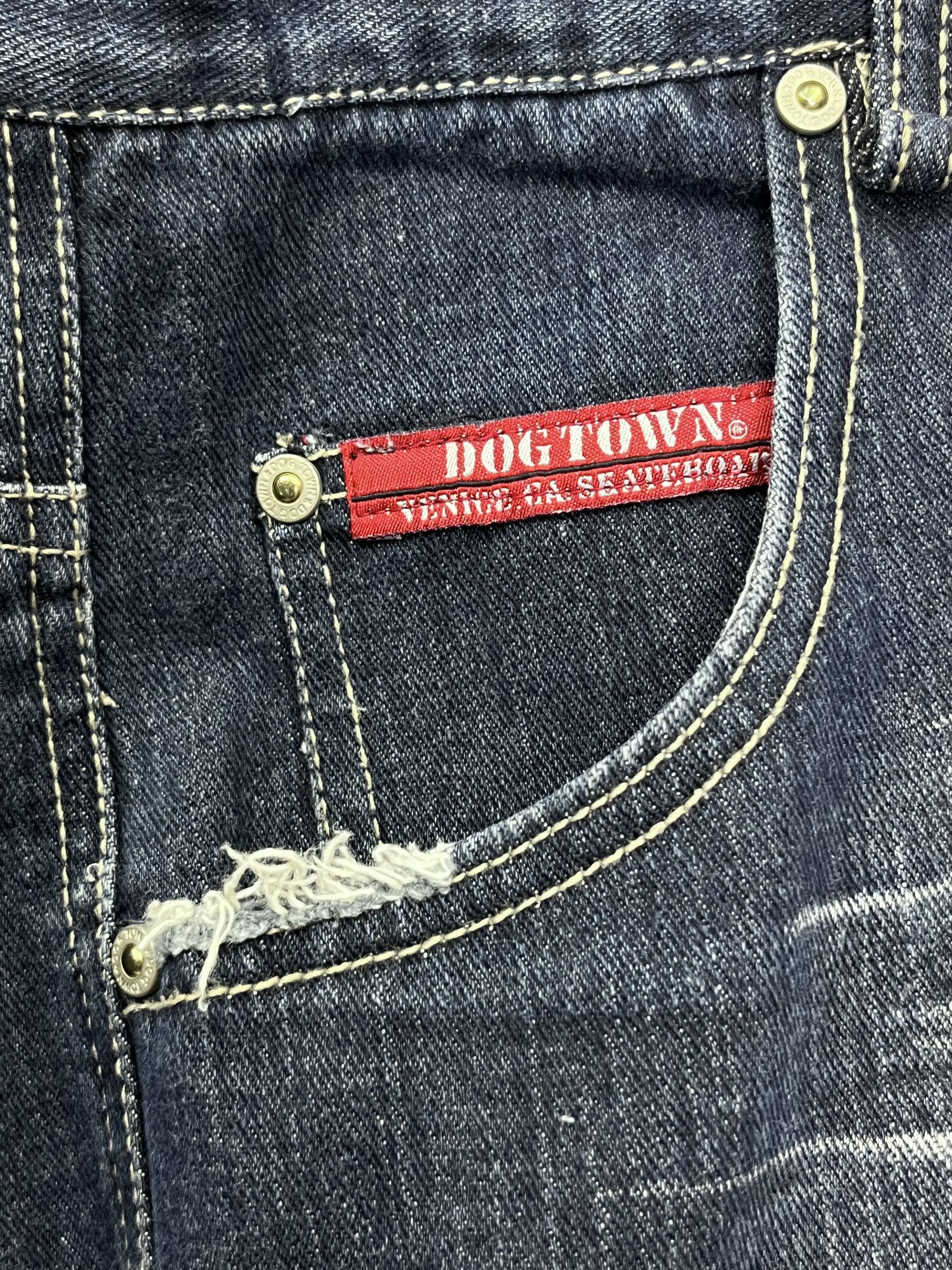 Dogtown 🔥Vtg DOGTOWN BLACK DRAGON Karakuri Baggy Hip Hop Size US 34 / EU 50 - 20 Thumbnail