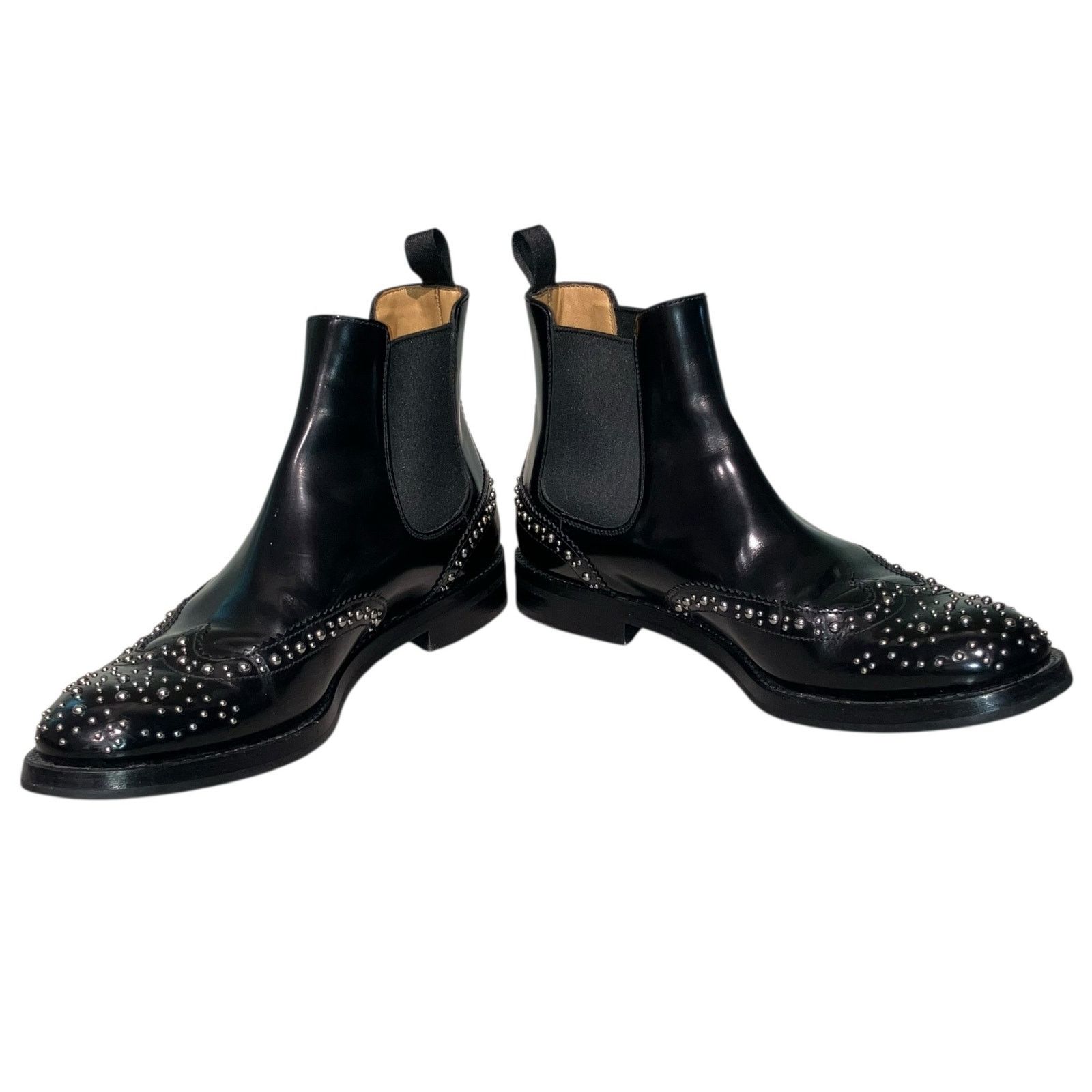 Church's Church’s Ketsby Met Studded Black Chelsea Boot- size EU 35 Size US 5 / IT 35 - 3 Thumbnail