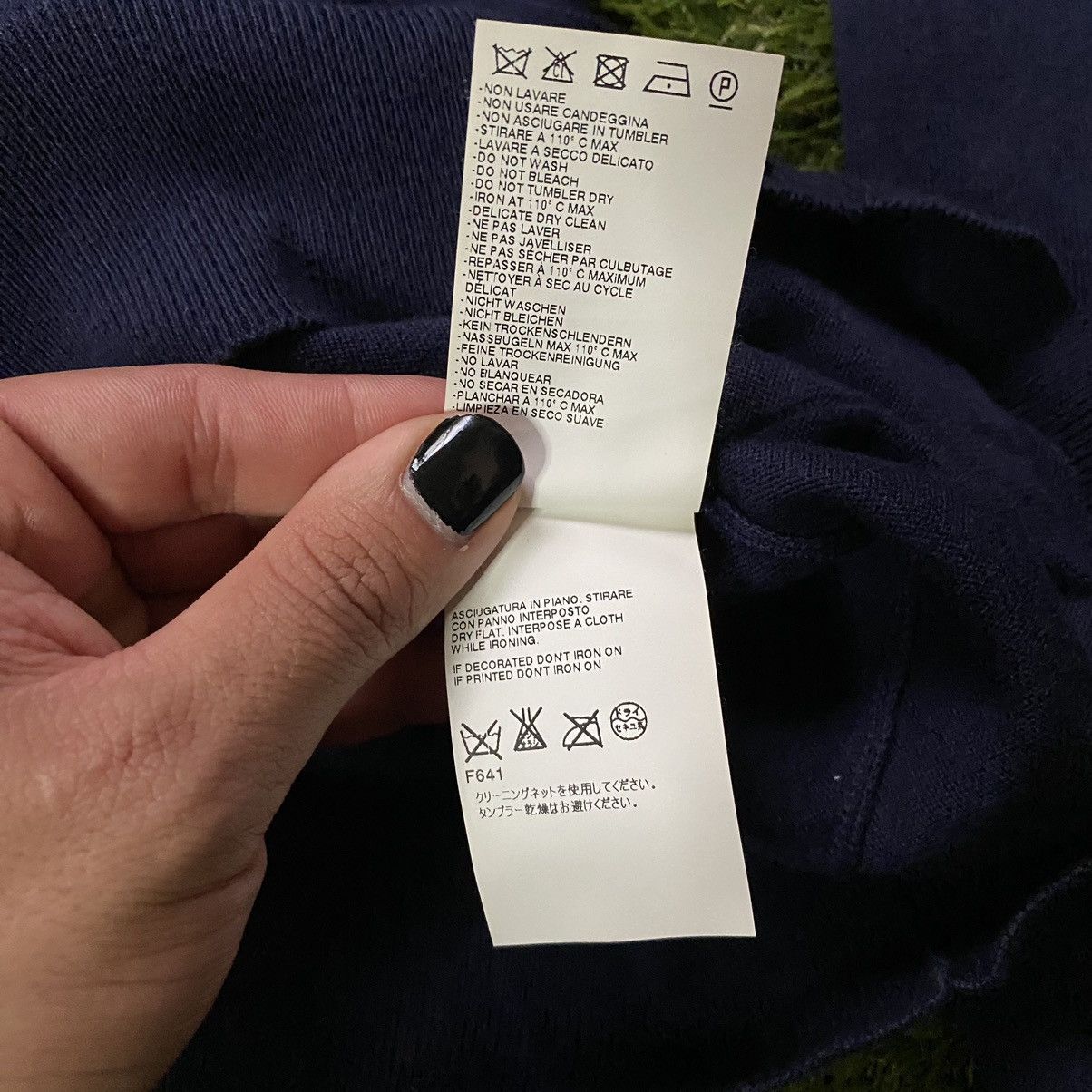 Maison Margiela Maison Margiela Navy Cardigan Size US S / EU 44-46 / 1 - 5 Thumbnail