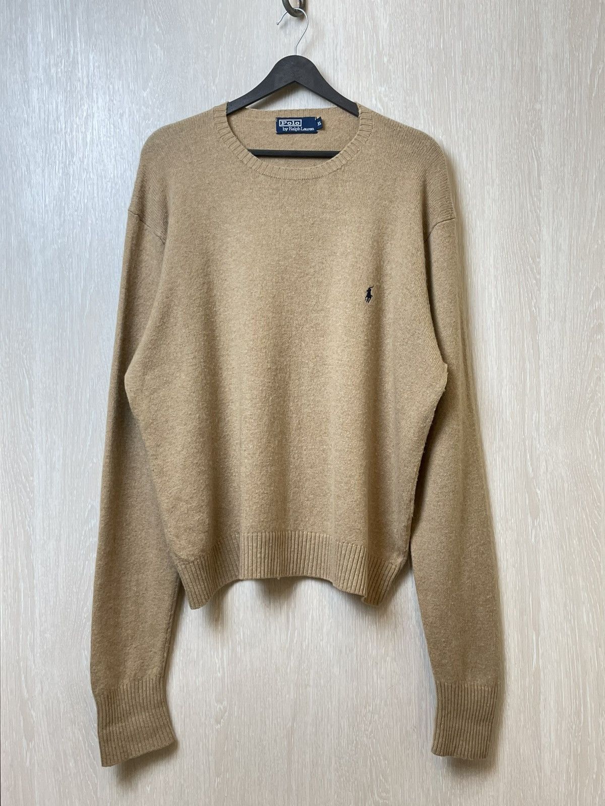 Vintage Vintage Polo Ralph Lauren Lambswool Sweater Size US XL / EU 56 / 4 - 1 Thumbnail