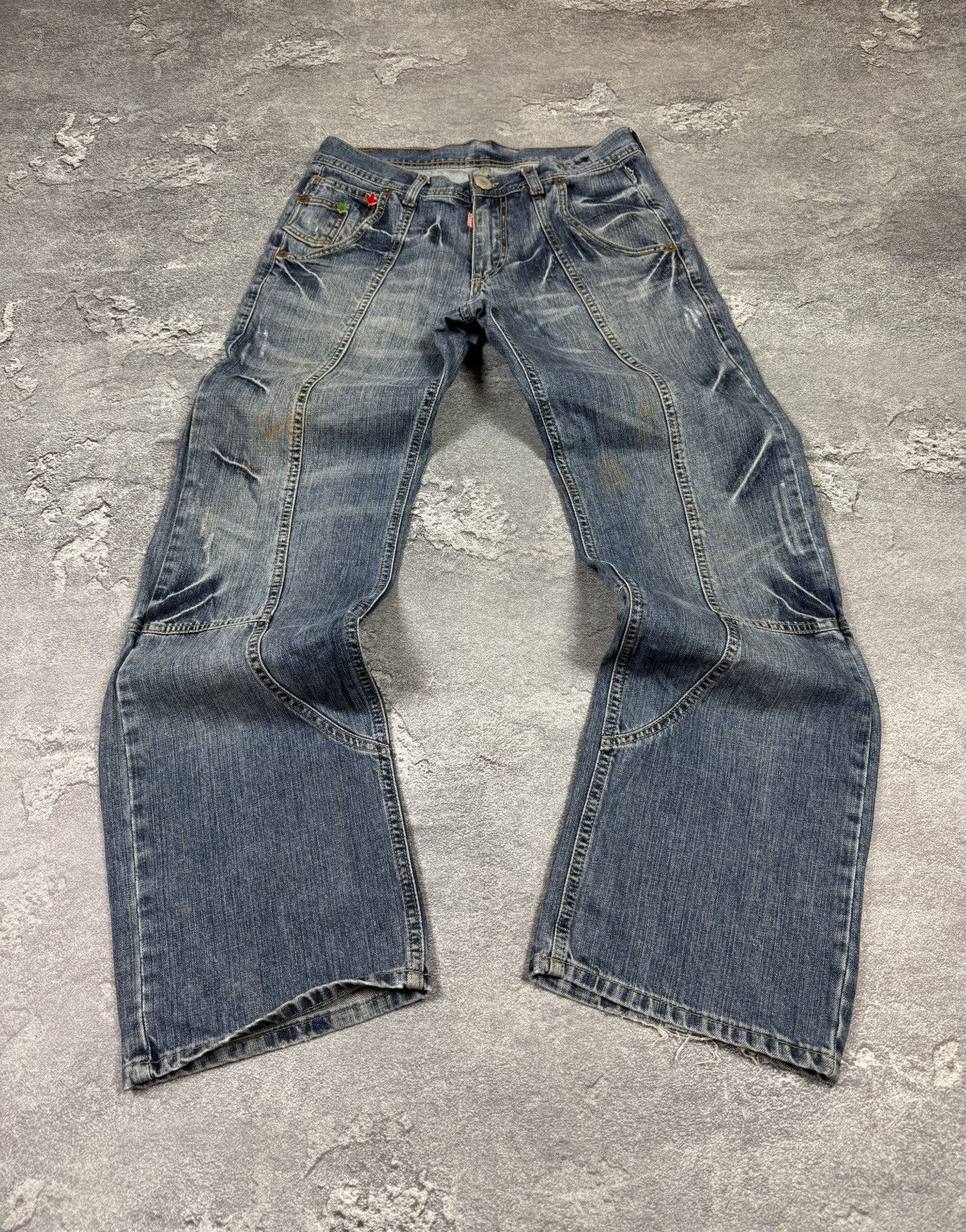 Hysteric Glamour × If Six Was Nine Dirty pants Faded Crash denim 