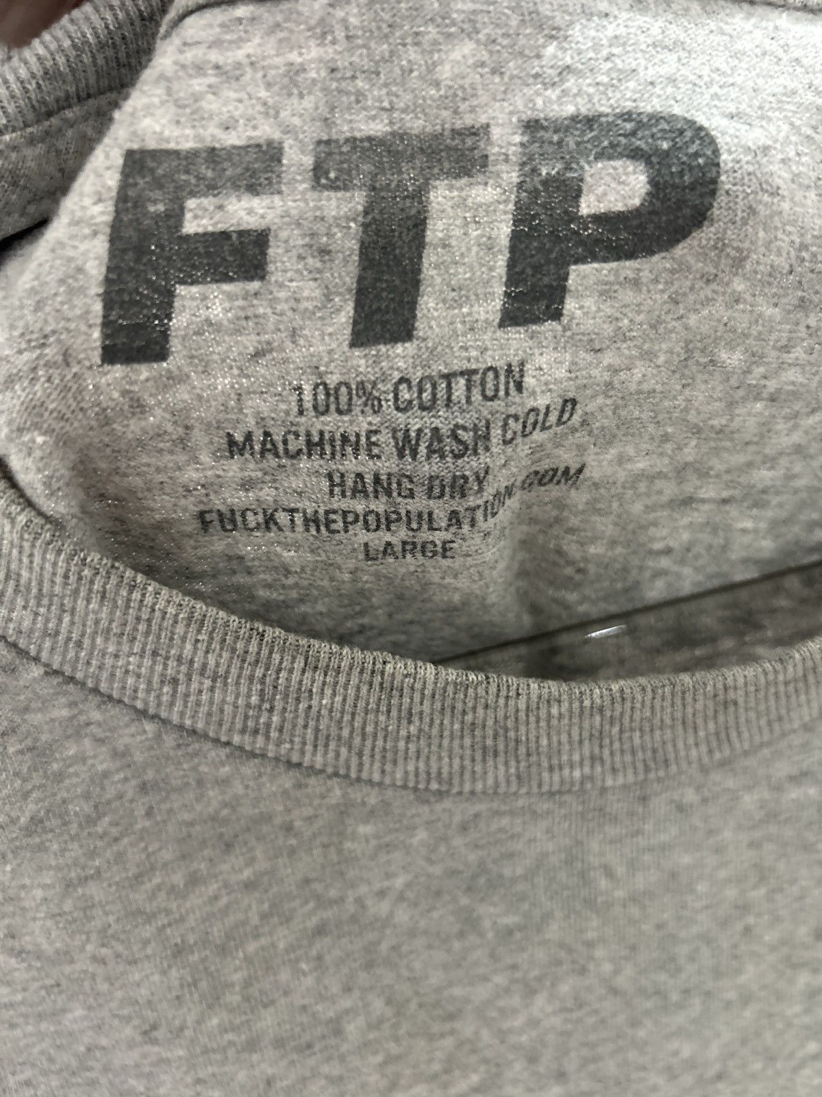 Fuck The Population FTP Basketball Tee Size US L / EU 52-54 / 3 - 3 Thumbnail