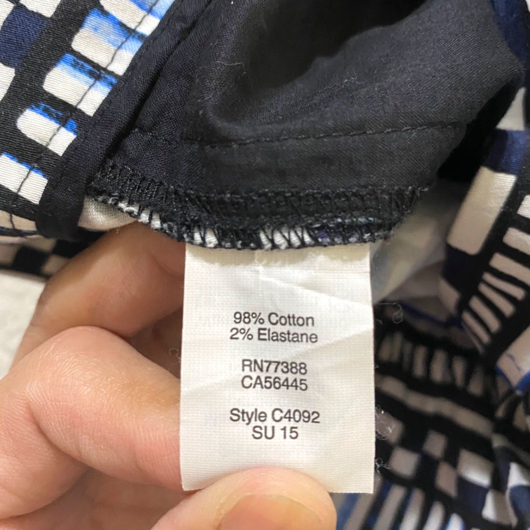 J.Crew J. Crew Skirt Womens sz 8 Multicolor Geometric Pockets A-Line Size 30" / US 8 / IT 44 - 6 Thumbnail