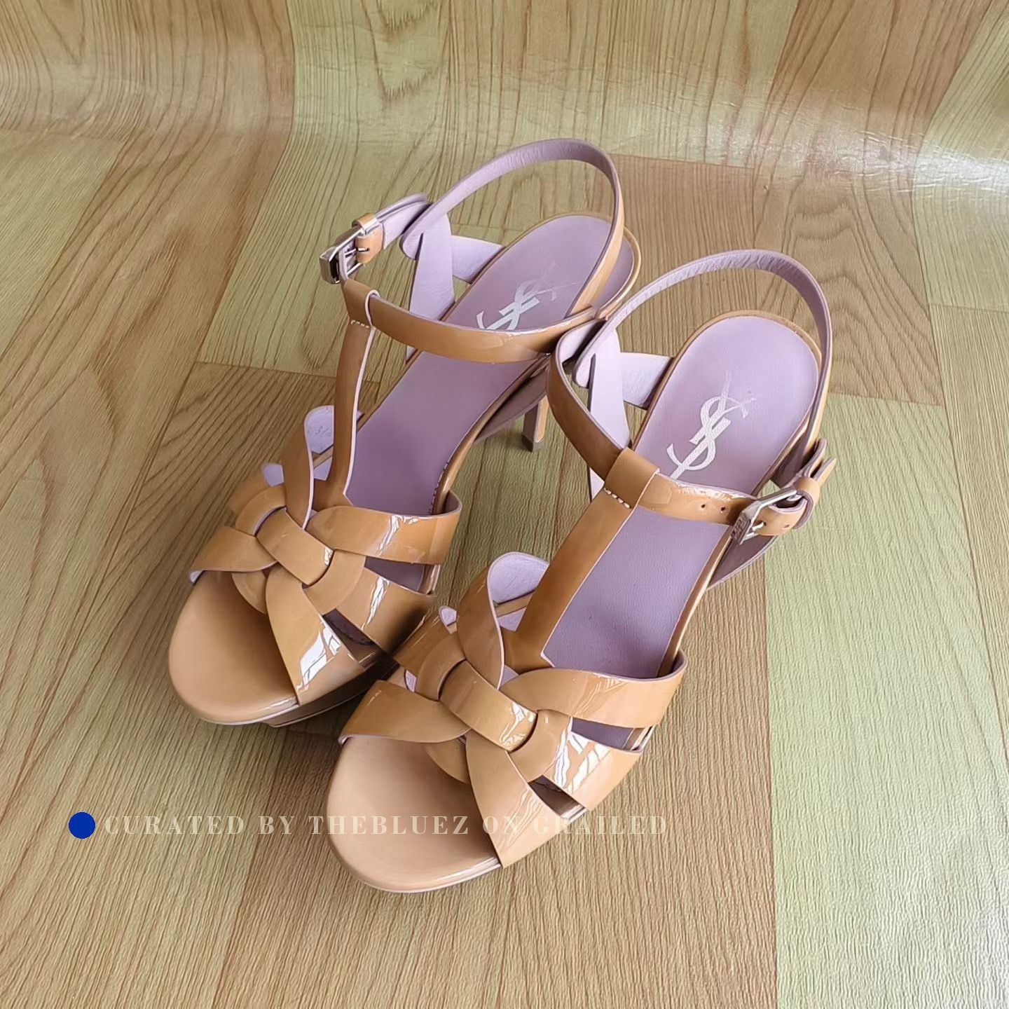 Saint Laurent Paris Saint Laurent Beige High Heels Size US 6.5 / IT 36.5 - 1 Thumbnail