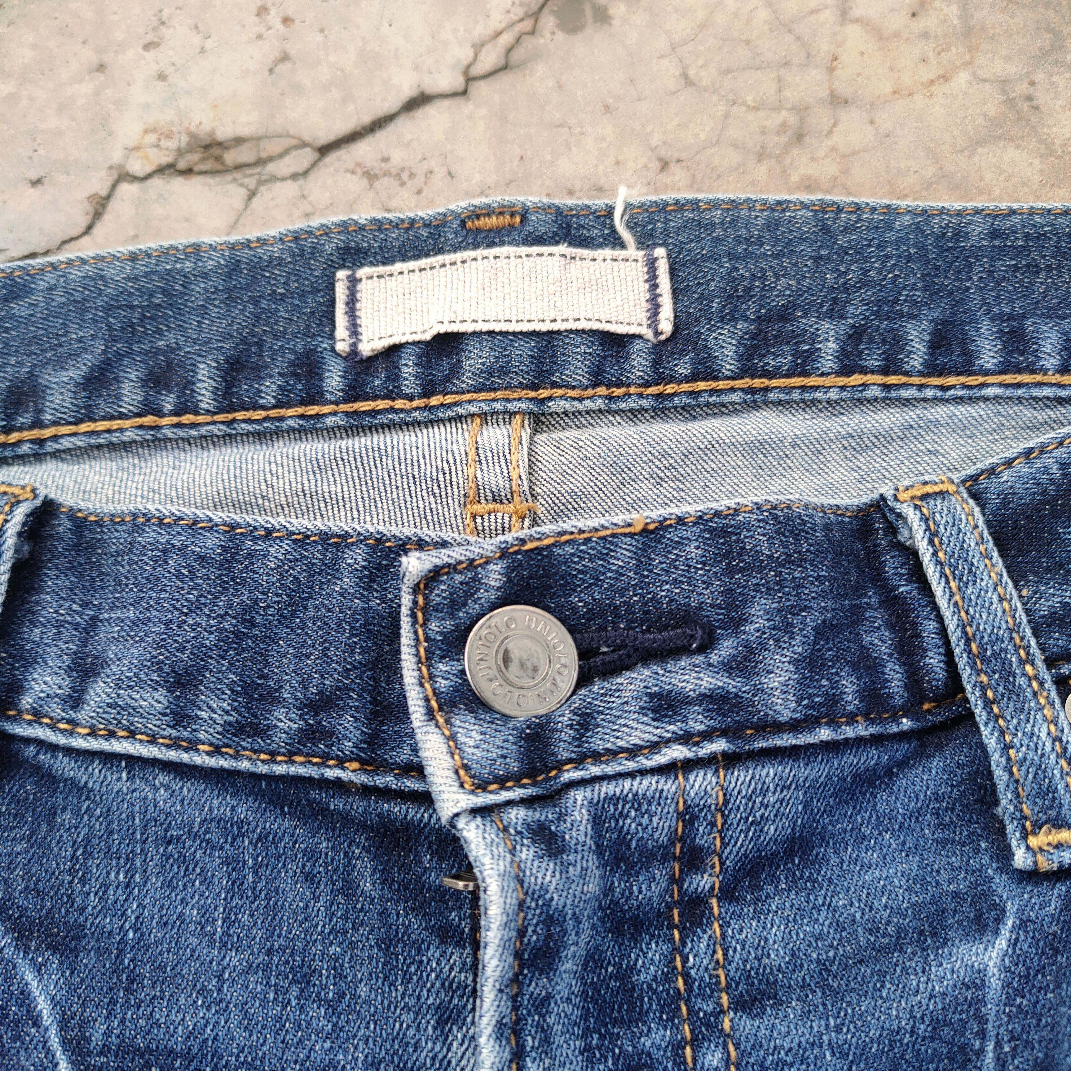 Japanese Brand JAPANESE VINTAGE FADED DISTRESSED JEANS PANTS Size US 35 - 6 Thumbnail