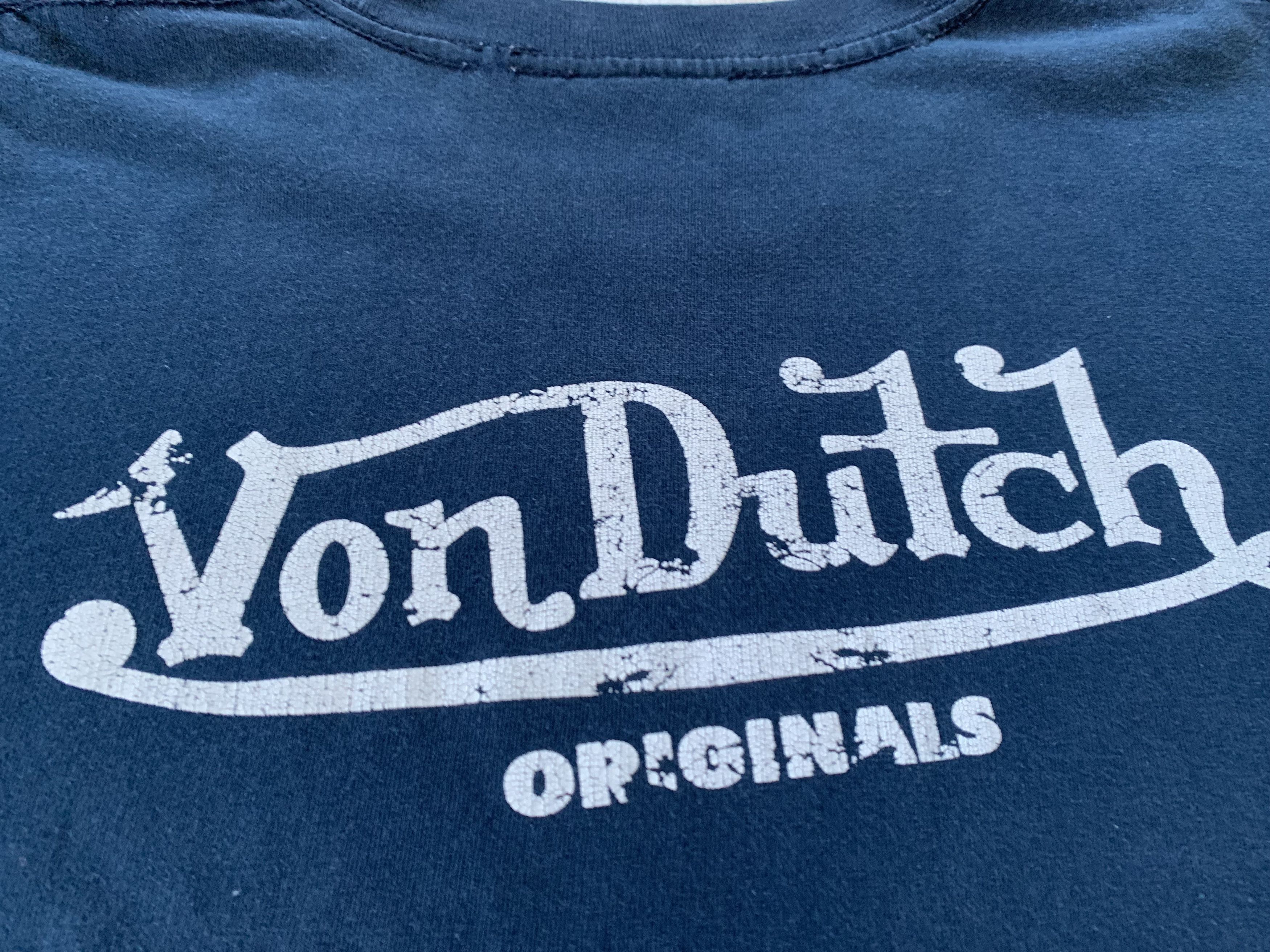 Von Dutch Vintage Von Dutch Printed Cotton T-Shirt Size US L / EU 52-54 / 3 - 4 Thumbnail