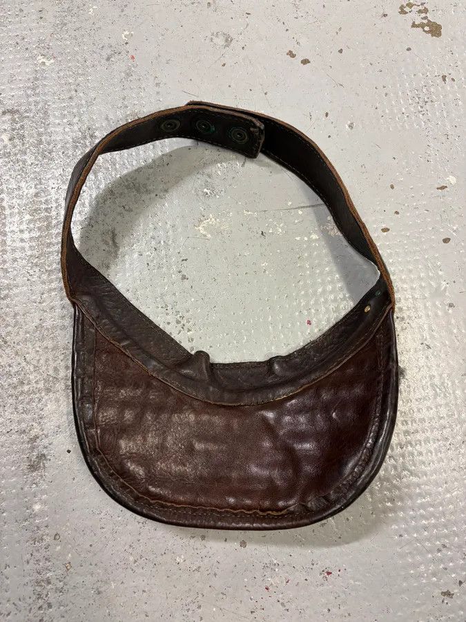 Dsquared2 2000s Dsquared2 Brown Leather Studded Hat Size ONE SIZE - 4 Thumbnail