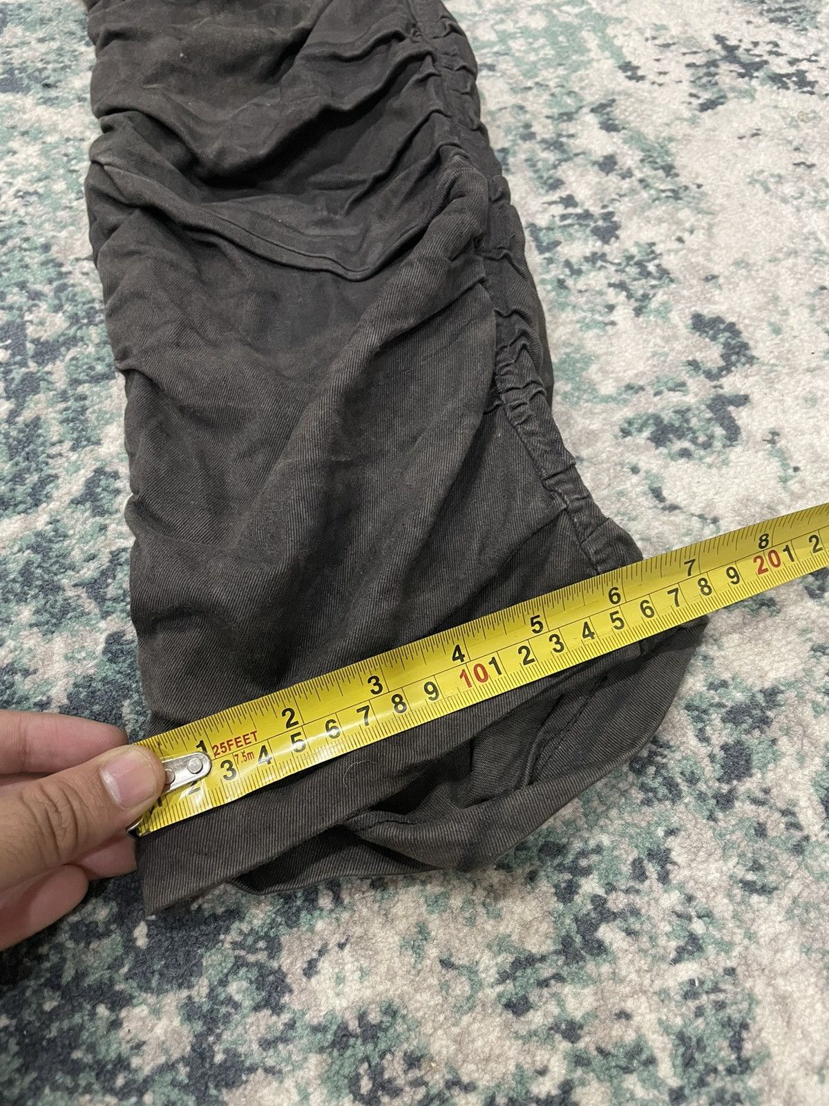 Tornado Mart Tornado Mart Waxed Multipocket Coated Denim Pants Size US 30 / EU 46 - 8 Thumbnail