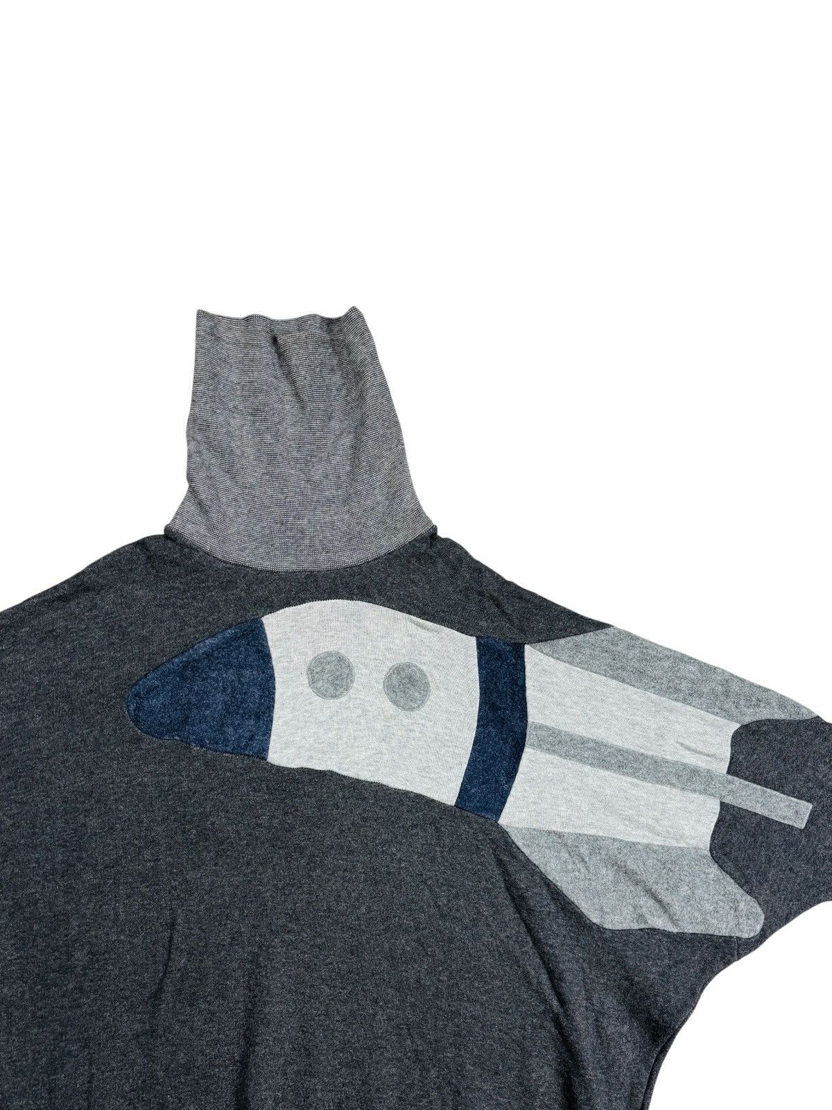 20471120 2000s Maki Hiroshige - Rocket Batwing Sweatshirt Size US M / EU 48-50 / 2 - 6 Thumbnail