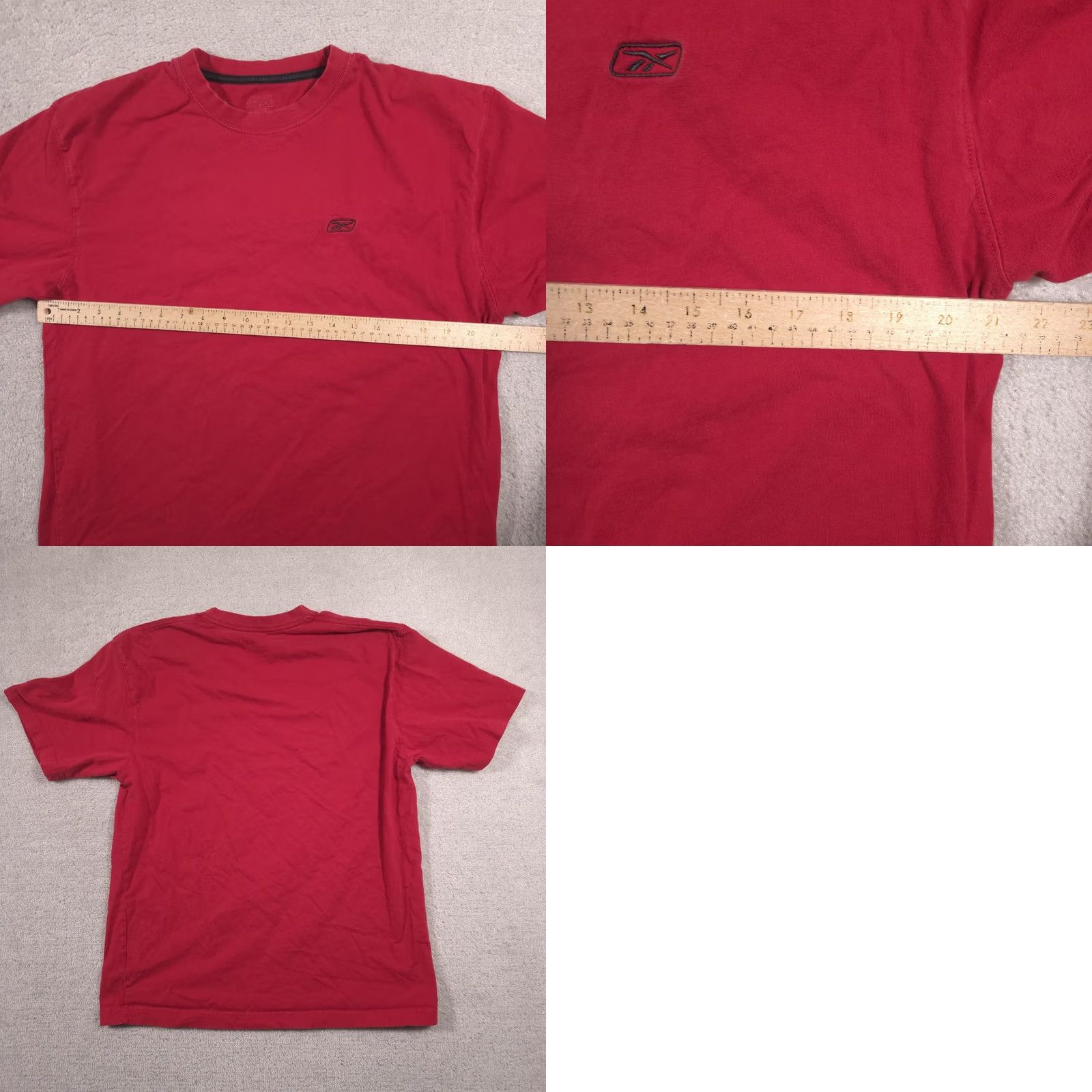 Reebok Reebok Shirt Mens Large Red Embroidered Logo Athletic Tee Crewneck Casual Size US L / EU 52-54 / 3 - 8 Thumbnail