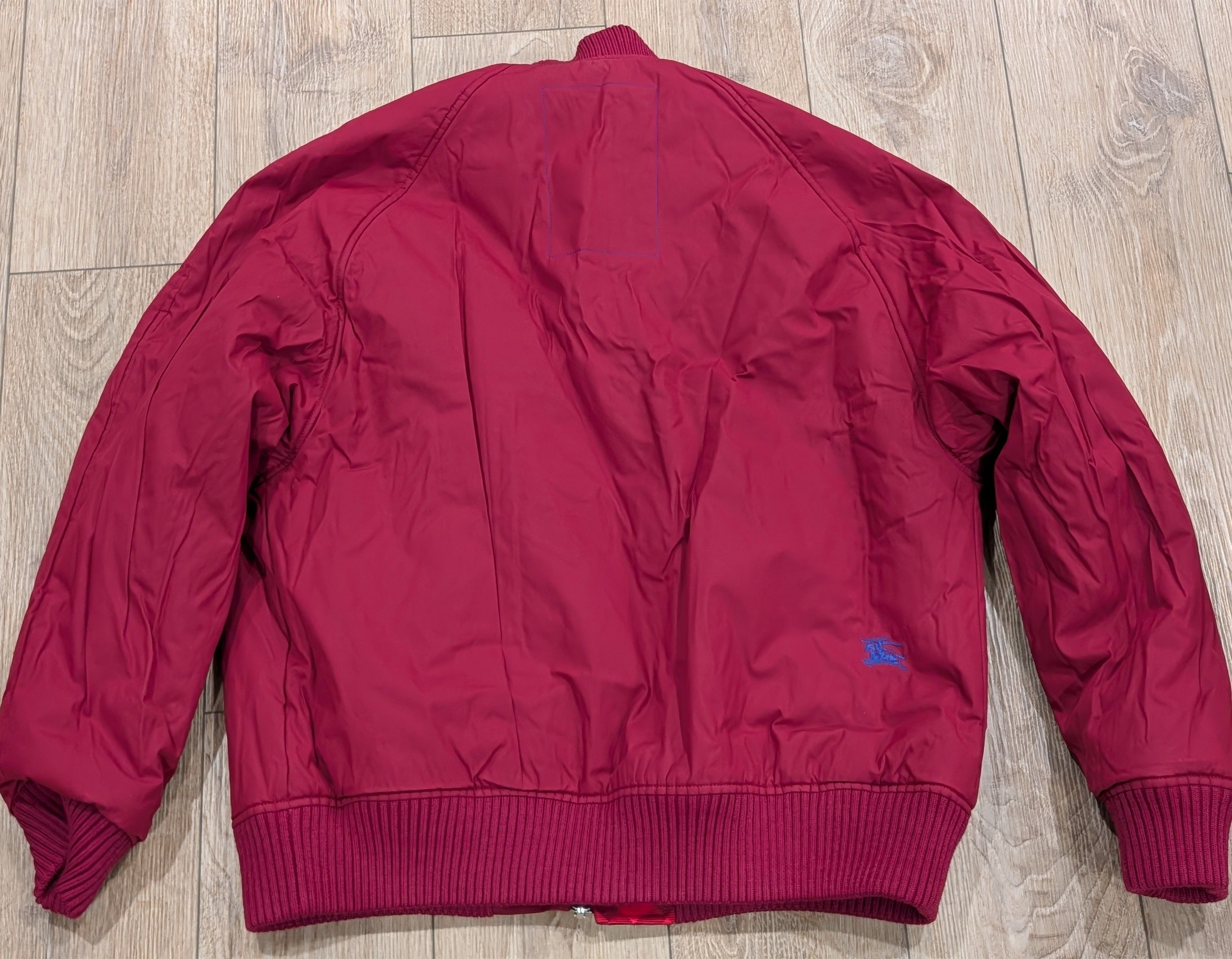 Burberry Burberry Reversible Bomber Jacket Ripple Red IP Check XL Size US XL / EU 56 / 4 - 9 Thumbnail