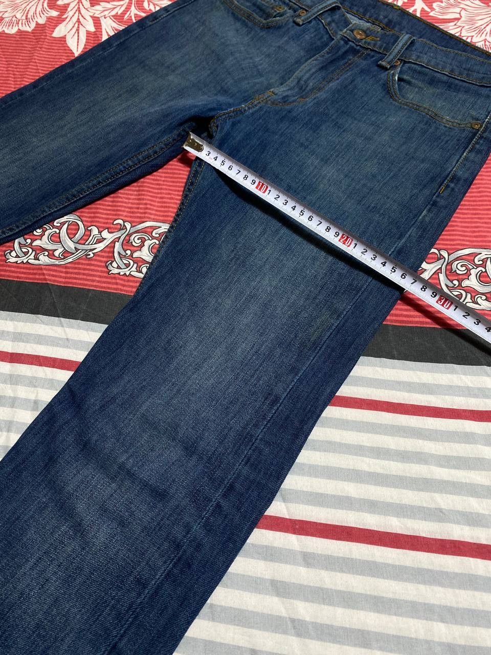 Levi's × Vintage vINTAGE Levi’s Retro Y2K Men`s Blue Denim Jeans Size US 32 / EU 48 - 13 Thumbnail