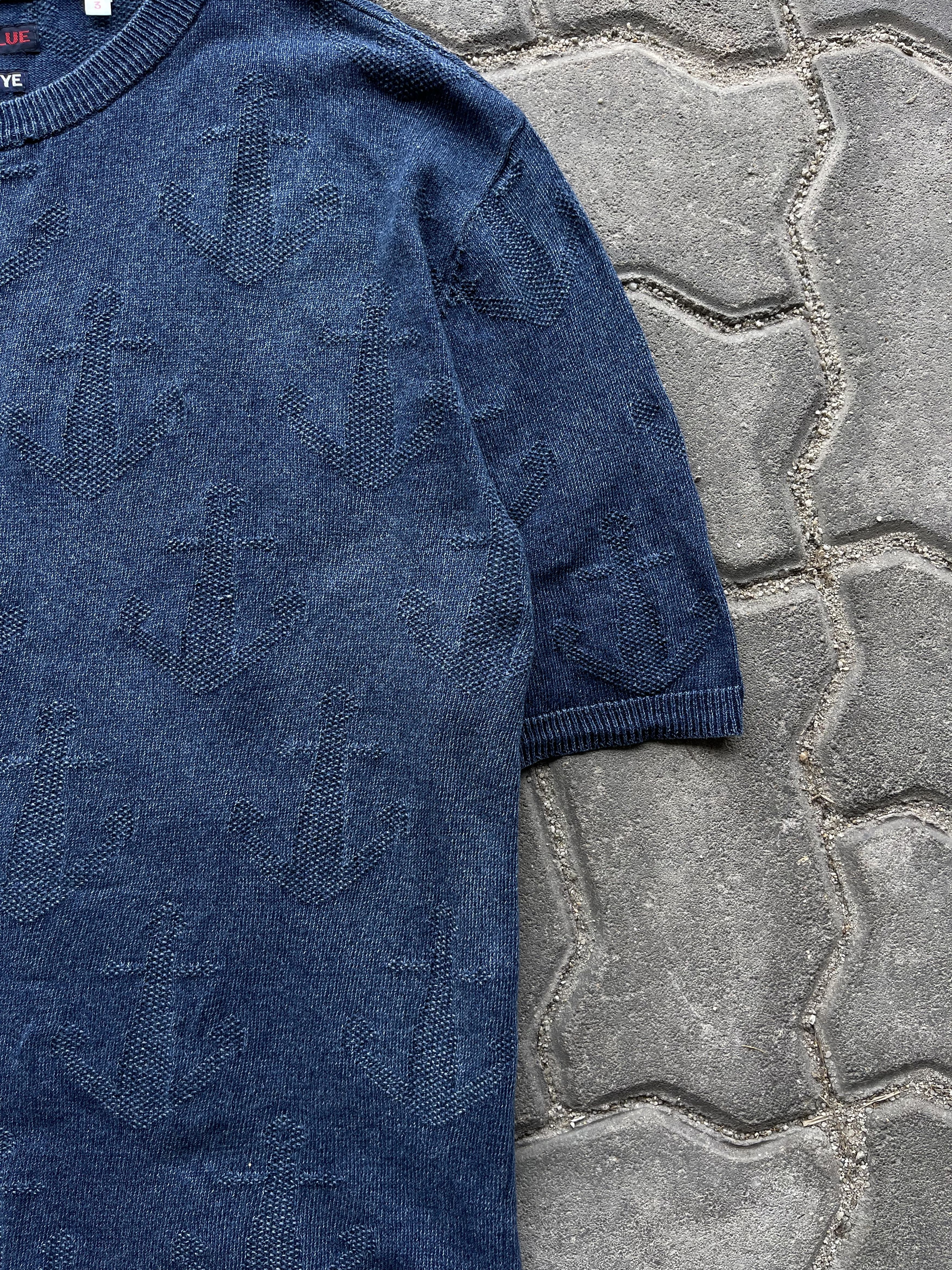 45rpm Vintage Blue blue Indigo Japan Traditional Iron Heart Size US M / EU 48-50 / 2 - 5 Thumbnail