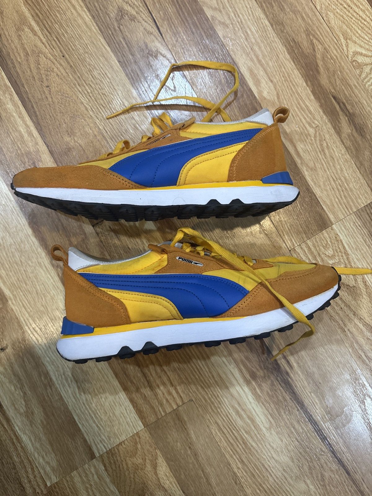 Puma Puma Rider FV Essential Yellow and Blue Size US 8.5 / EU 41-42 - 6 Thumbnail