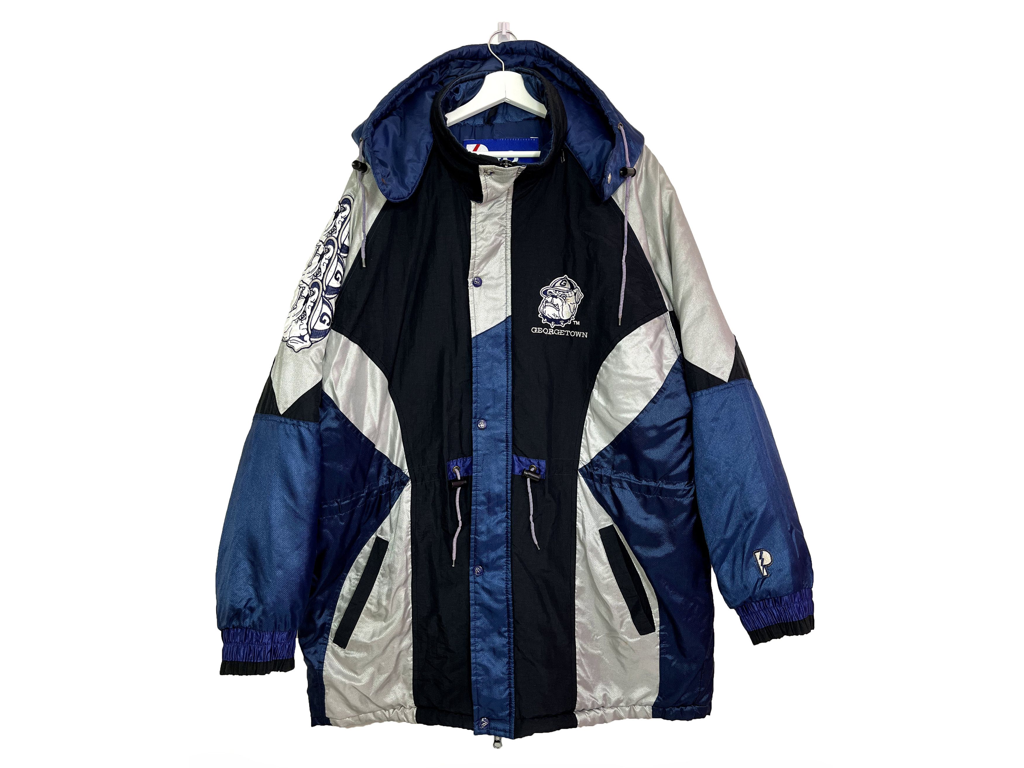 Pro Player Vintage 90s Georgetown Hoyas Long Coat Jacket XXL RARE Size US XXL / EU 58 / 5 - 1 Thumbnail
