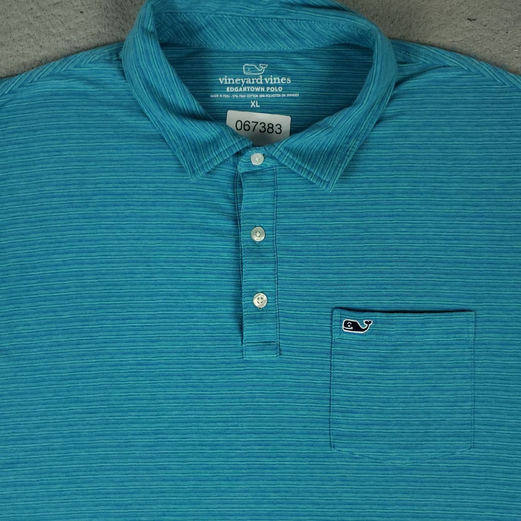 Vineyard Vines Vineyard Vines Polo Shirt Mens XL Blue Edgartown Whale Casual Short Sleeve Polo Size US XL / EU 56 / 4 - 2 Thumbnail