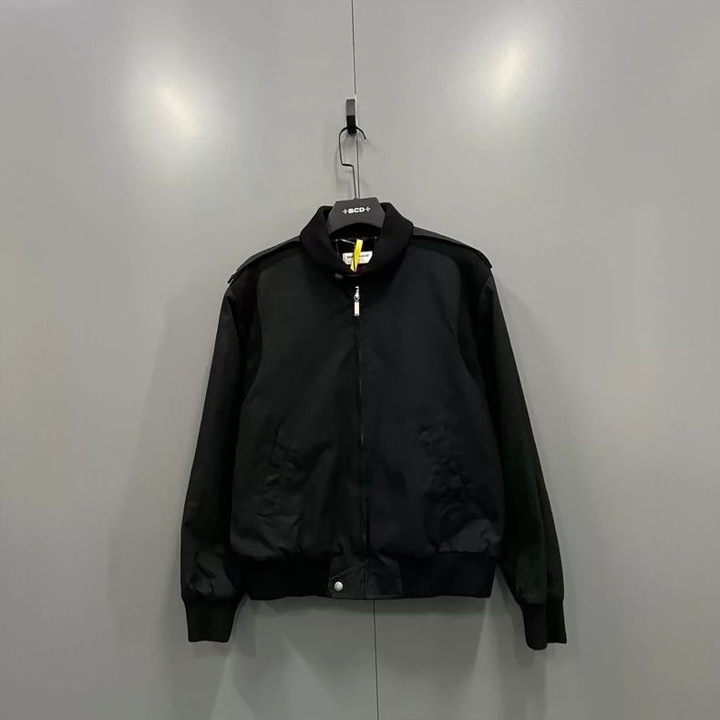 Saint Laurent Paris Saint Laurent Paris Black spliced zipper jacket-2506 Size US M / EU 48-50 / 2 - 1 Thumbnail