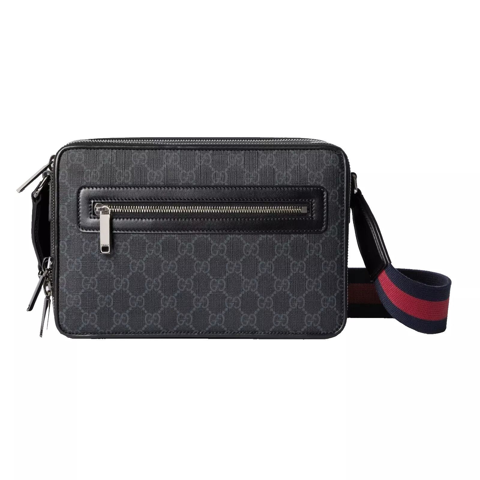 Gucci GUCCI Medium GG Black Canvas Crossbody New Authentic Size ONE SIZE - 1 Thumbnail