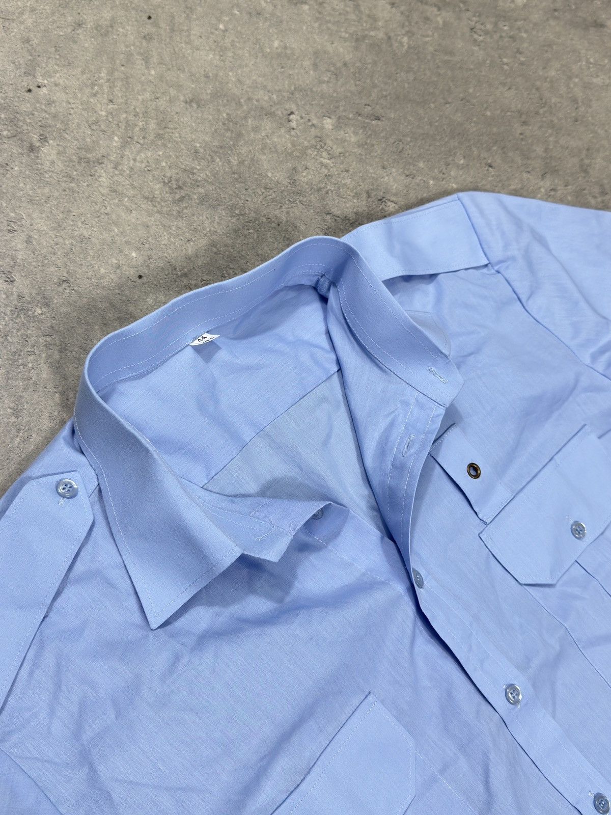 Japanese Brand × Yohji Yamamoto ᶠᵃⁿᶜʸᵍᵘʸBOXY Suit Shirt Vintage Cropped Button Up 90s 80 Size US M / EU 48-50 / 2 - 4 Thumbnail