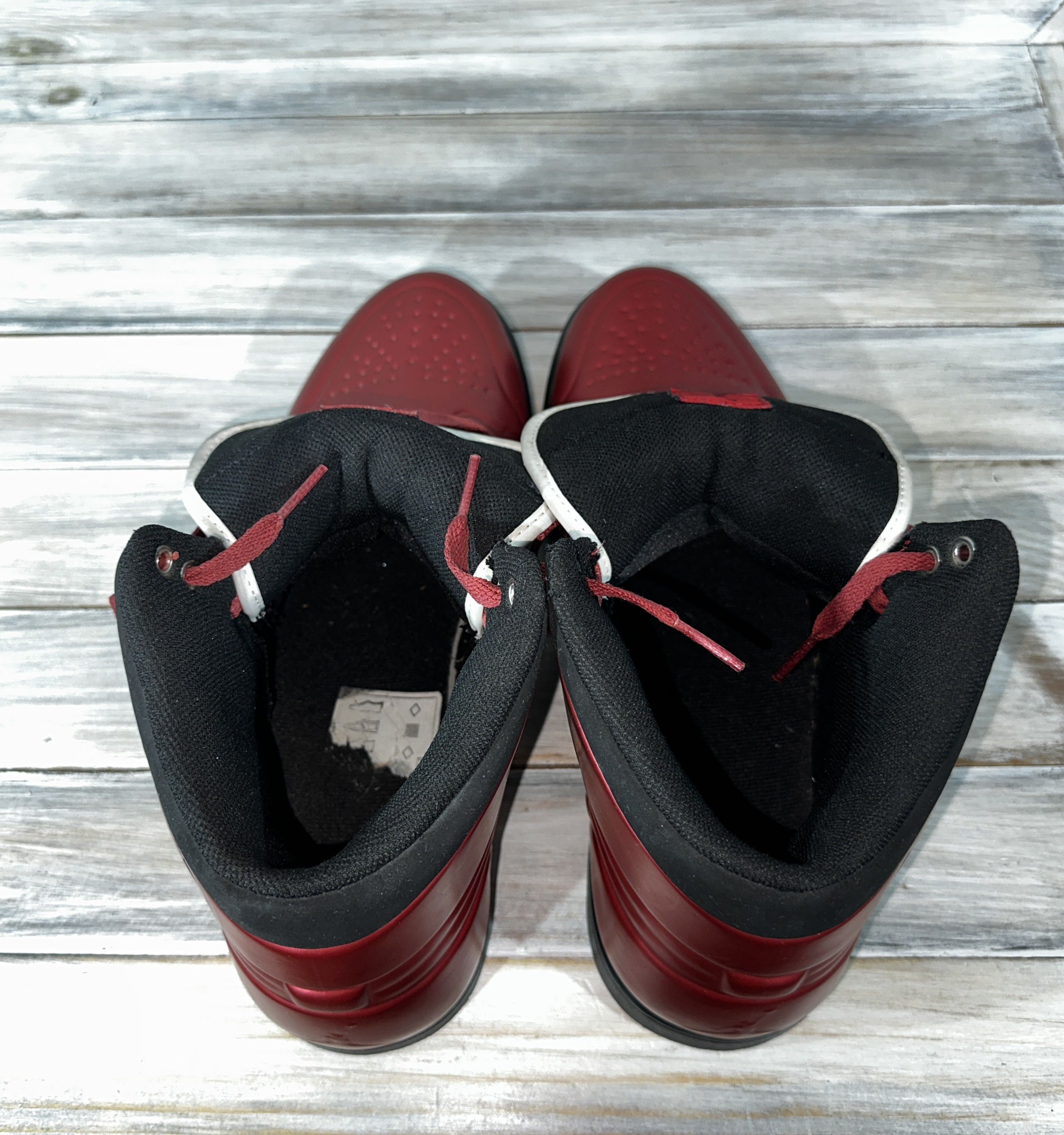 Nike NIKE Air Jordan 1 Anodized 'RED' High Top Sneakers Sport Size US 9 / EU 42 - 24 Thumbnail