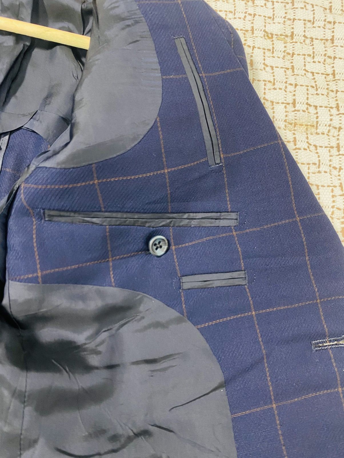 Vintage Rare Vintage 90s Nina Ricci Checkered Blazer Size US S / EU 44-46 / 1 - 11 Thumbnail