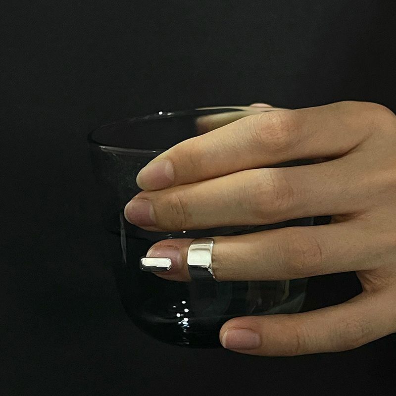 Jewelry Vibe Jewelry Rings Open Size Chrome Ring (Size 7-13) Size ONE SIZE - 3 Thumbnail