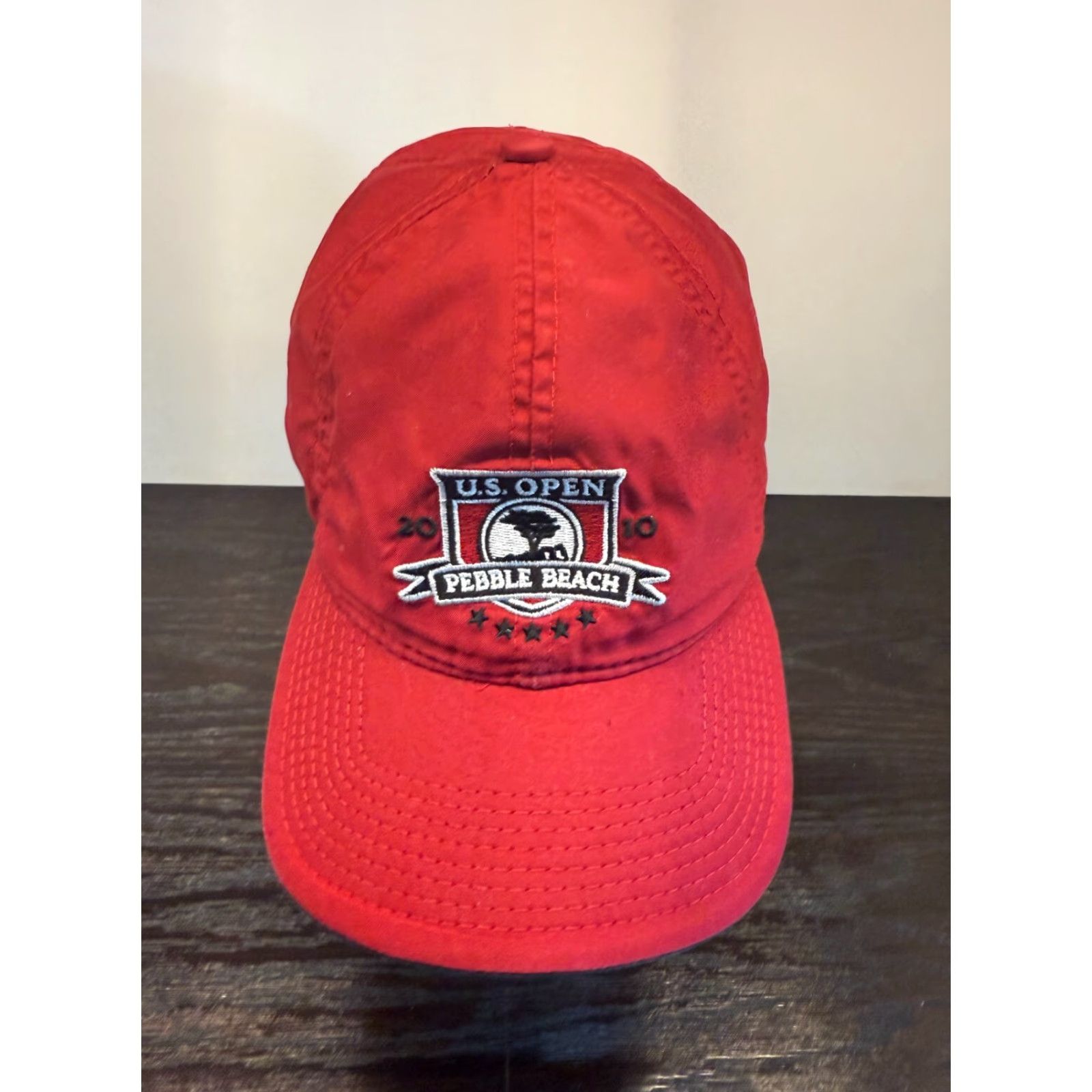 Vintage Zero Restriction Hat Mens One Size Red Golf US Open Pebble Beach 2010 Size ONE SIZE - 2 Thumbnail