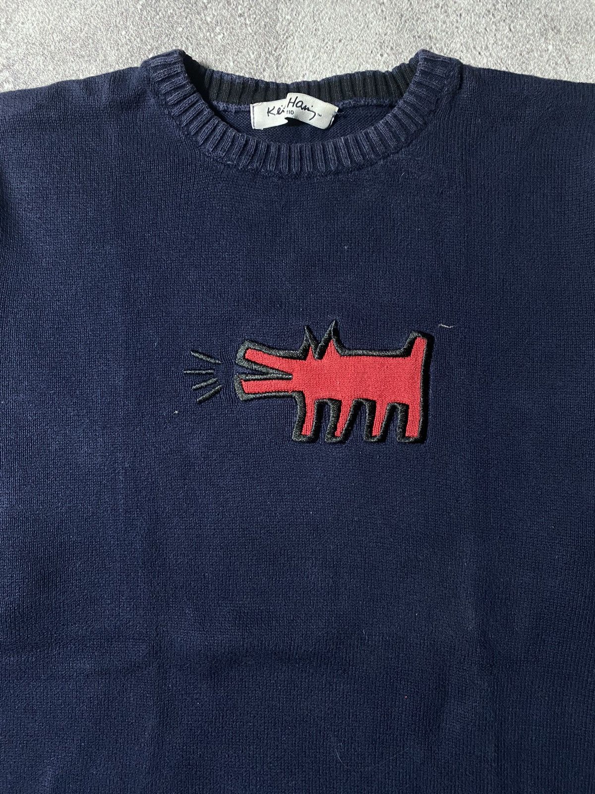 Keith Haring Rare Keith Haring Knit Sweater Size US XL / EU 56 / 4 - 2 Thumbnail