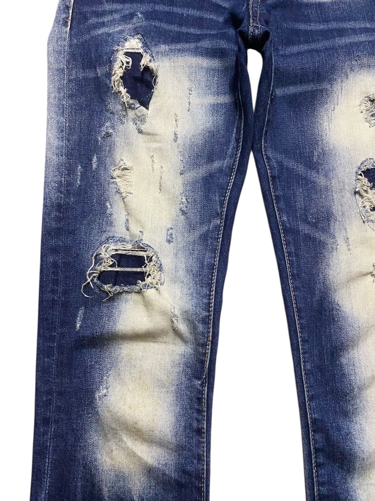 Other Vintage Westwood Thunder Wash Distressed Skinny Jeans Size US 28 / EU 44 - 7 Thumbnail