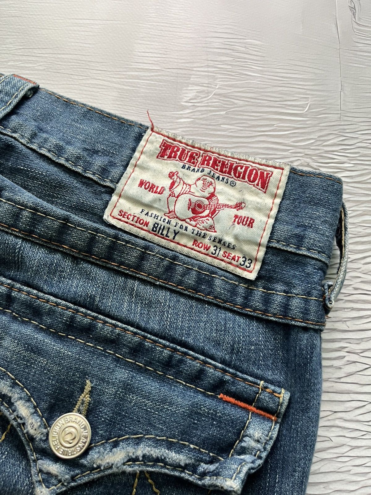 True Religion True Religion Vintage Jeans Denim Streetwear Blue Size US 31 - 3 Thumbnail