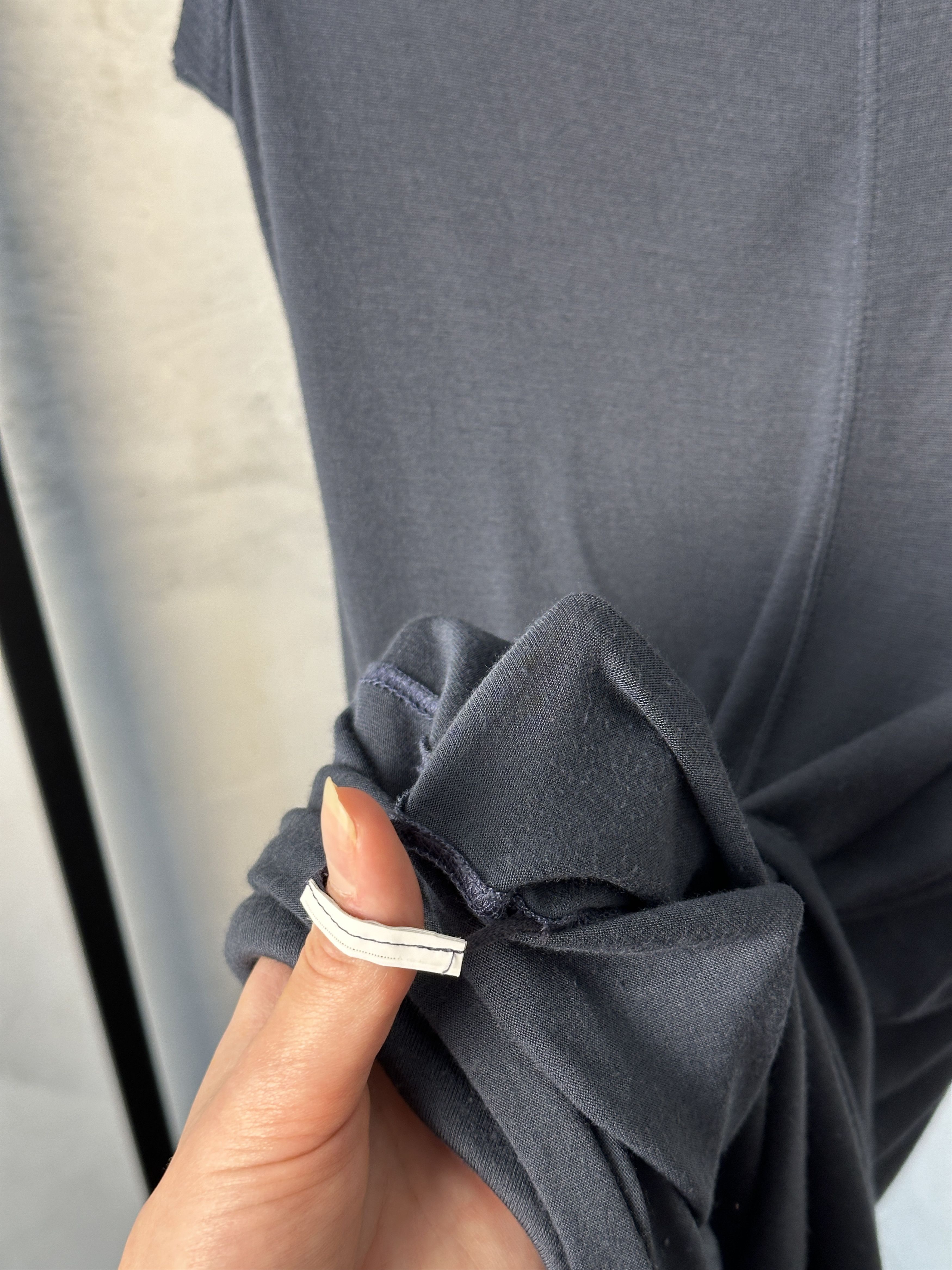 Rick Owens RICK OWENS Navy Blue VICIOUS S/S 14 T-Shirt Dress Size S / US 4 / IT 40 - 7 Thumbnail