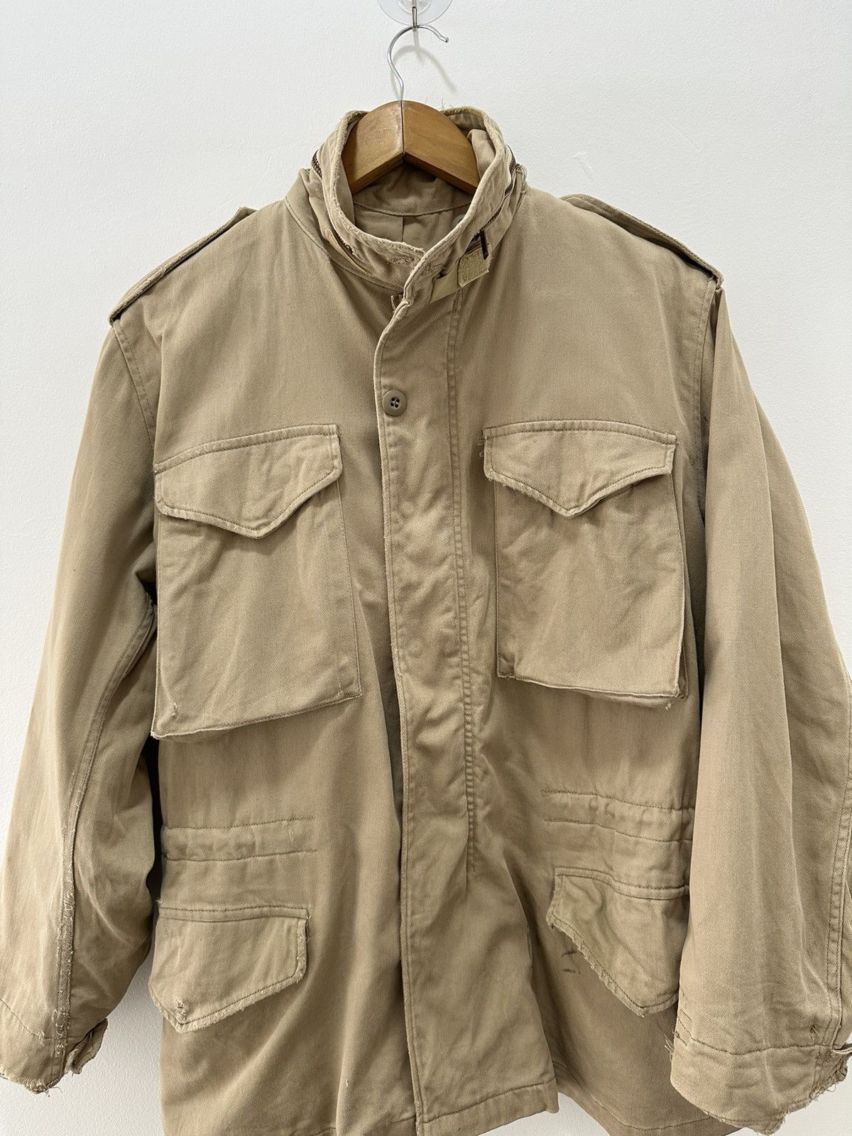 Alpha Industries Vintage 90’s Alpha Industries M-65 Jacket Design Distressed Size US S / EU 44-46 / 1 - 3 Thumbnail