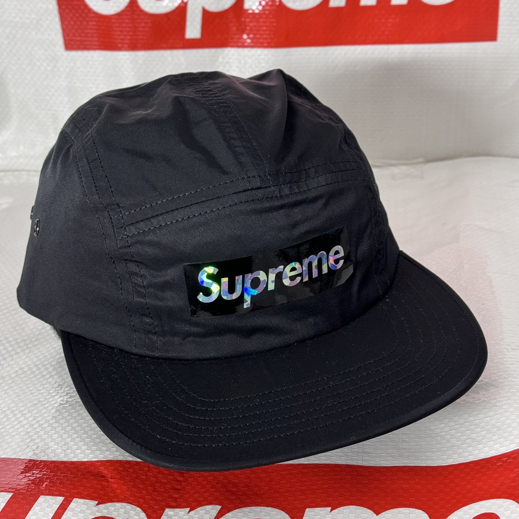 Supreme Holographic Camp Cap Grailed