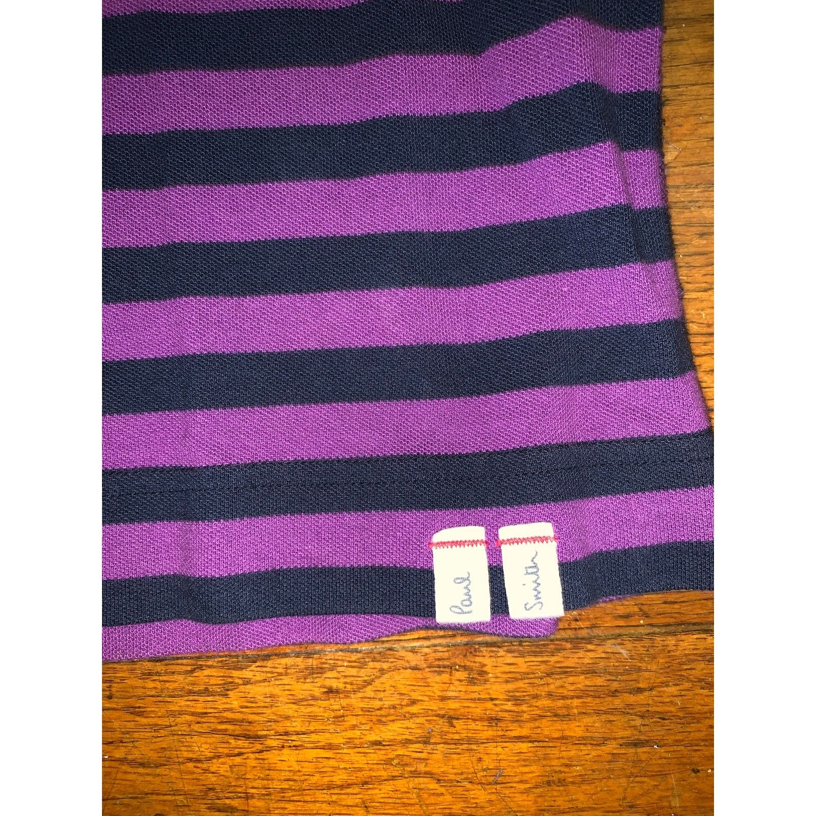 Paul Smith Paul Smith Archive Striped Henley Purple Black Men’s Large Size US L / EU 52-54 / 3 - 7 Thumbnail