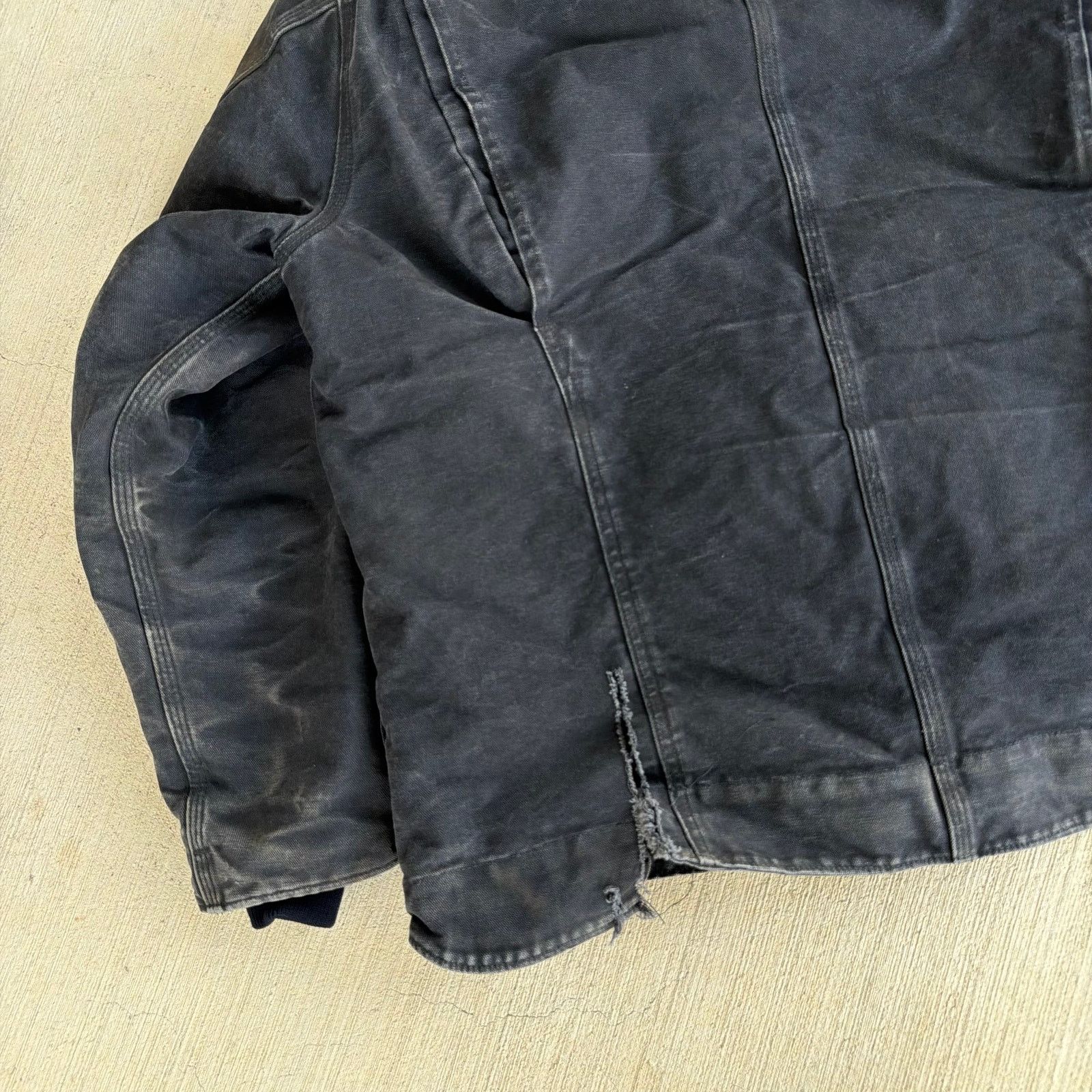 Carhartt × Vintage Carhartt WOMENS WJ141 black Sierra hooded work wear jacket Size US XL / EU 56 / 4 - 7 Thumbnail