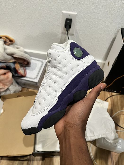 Jordan 13 best sale lakers gs